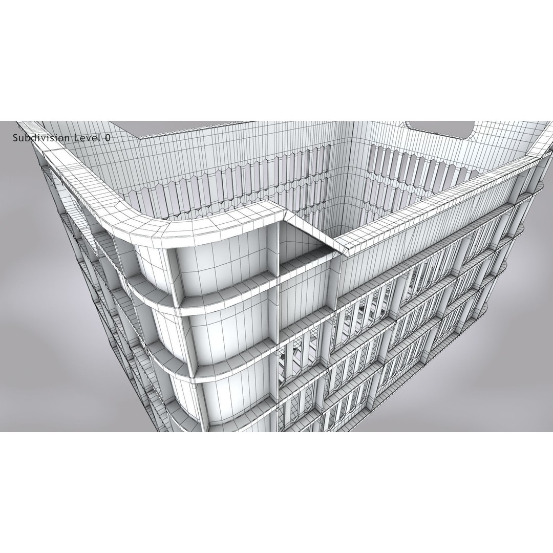 Plastic Crate 3D Model – Low Poly PBR Asset, FBX/OBJ - View 19