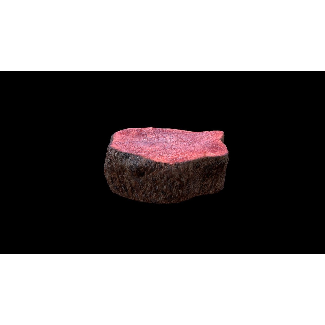 Beef Loin Medallion 3D Model – Low Poly Game Asset, FBX - View 6