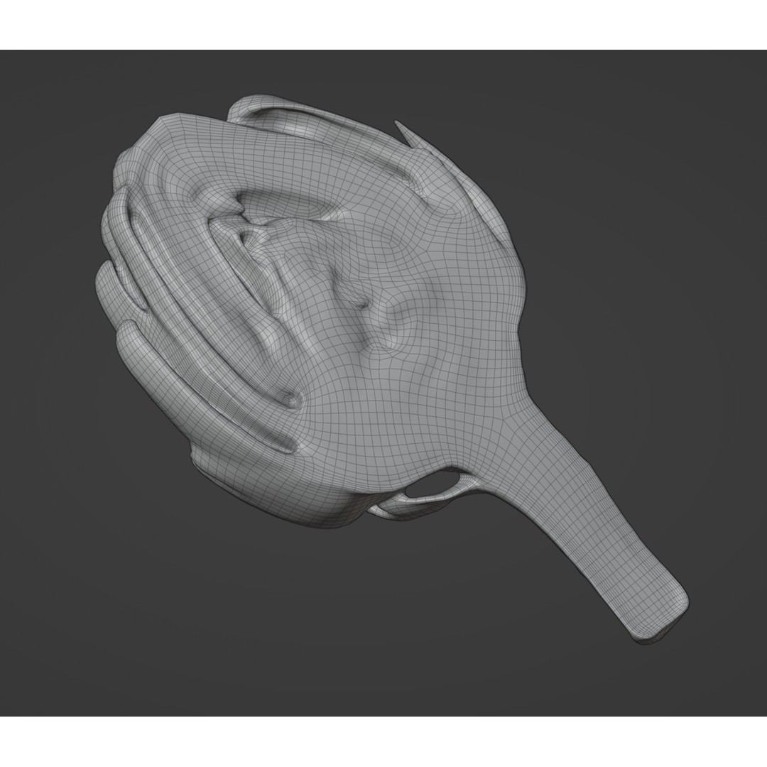 Artichoke 3D Model – Low Poly Photogrammetry Asset, FBX, OBJ, Blender - View 10