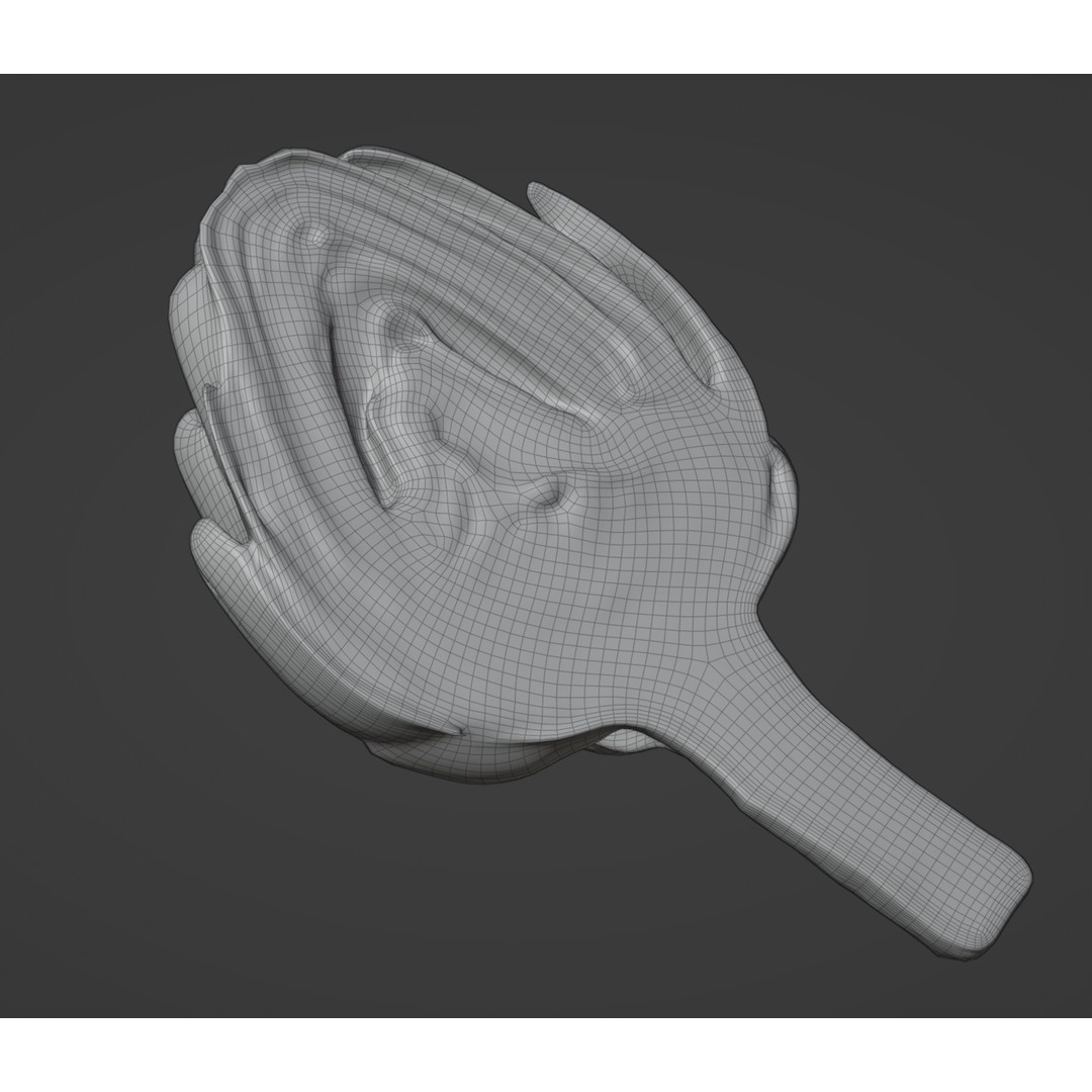 Artichoke 3D Model – Low Poly Photogrammetry Asset, FBX, OBJ, Blender - View 11