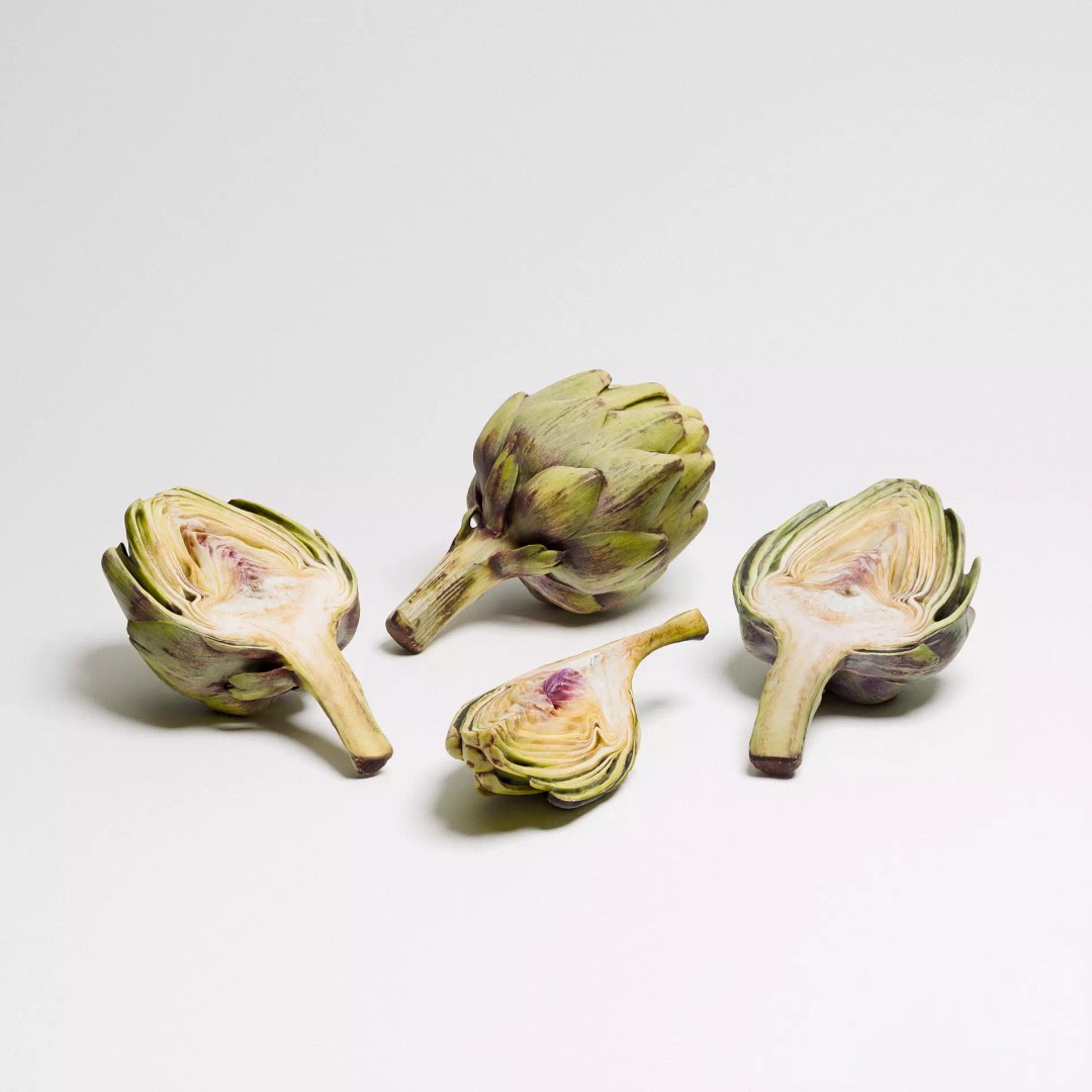 Artichoke 3D Model – Low Poly Photogrammetry Asset, FBX, OBJ, Blender - View 2