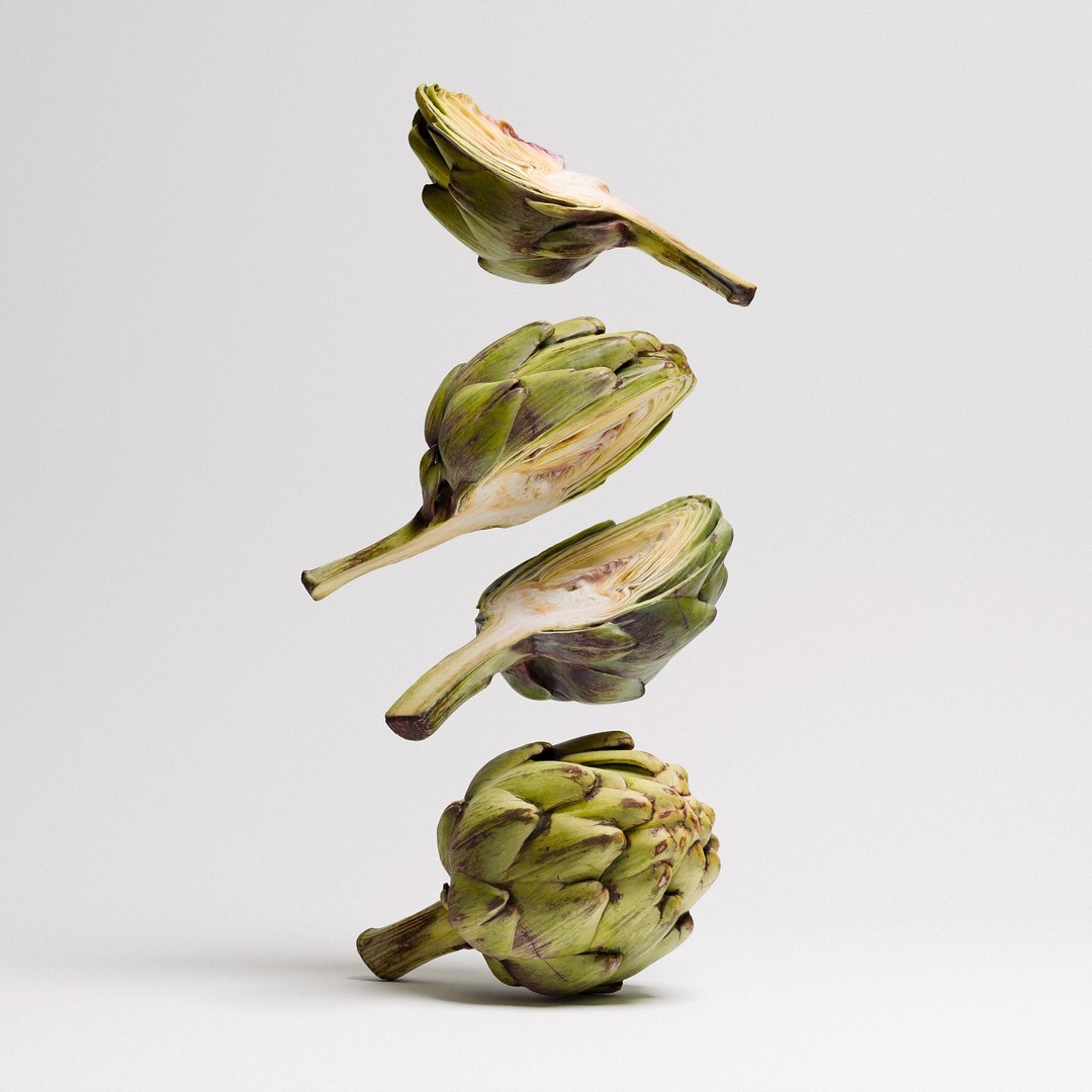 Artichoke 3D Model – Low Poly Photogrammetry Asset, FBX, OBJ, Blender - View 3