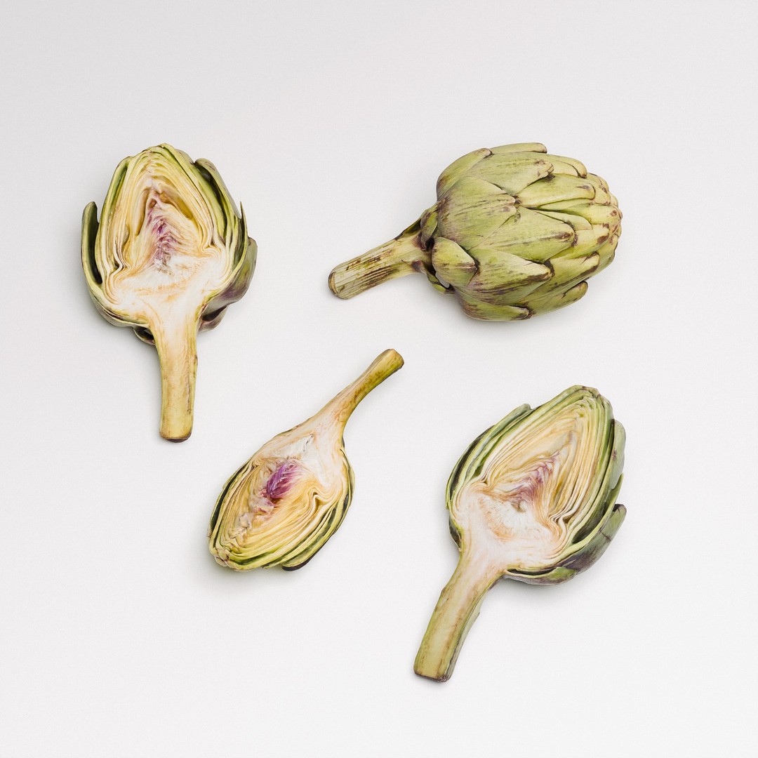 Artichoke 3D Model – Low Poly Photogrammetry Asset, FBX, OBJ, Blender - View 5