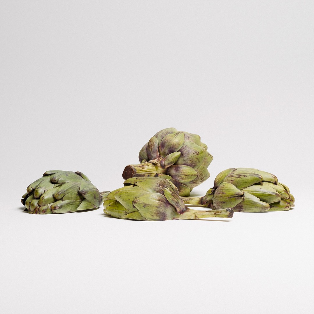 Artichoke 3D Model – Low Poly Photogrammetry Asset, FBX, OBJ, Blender - View 7