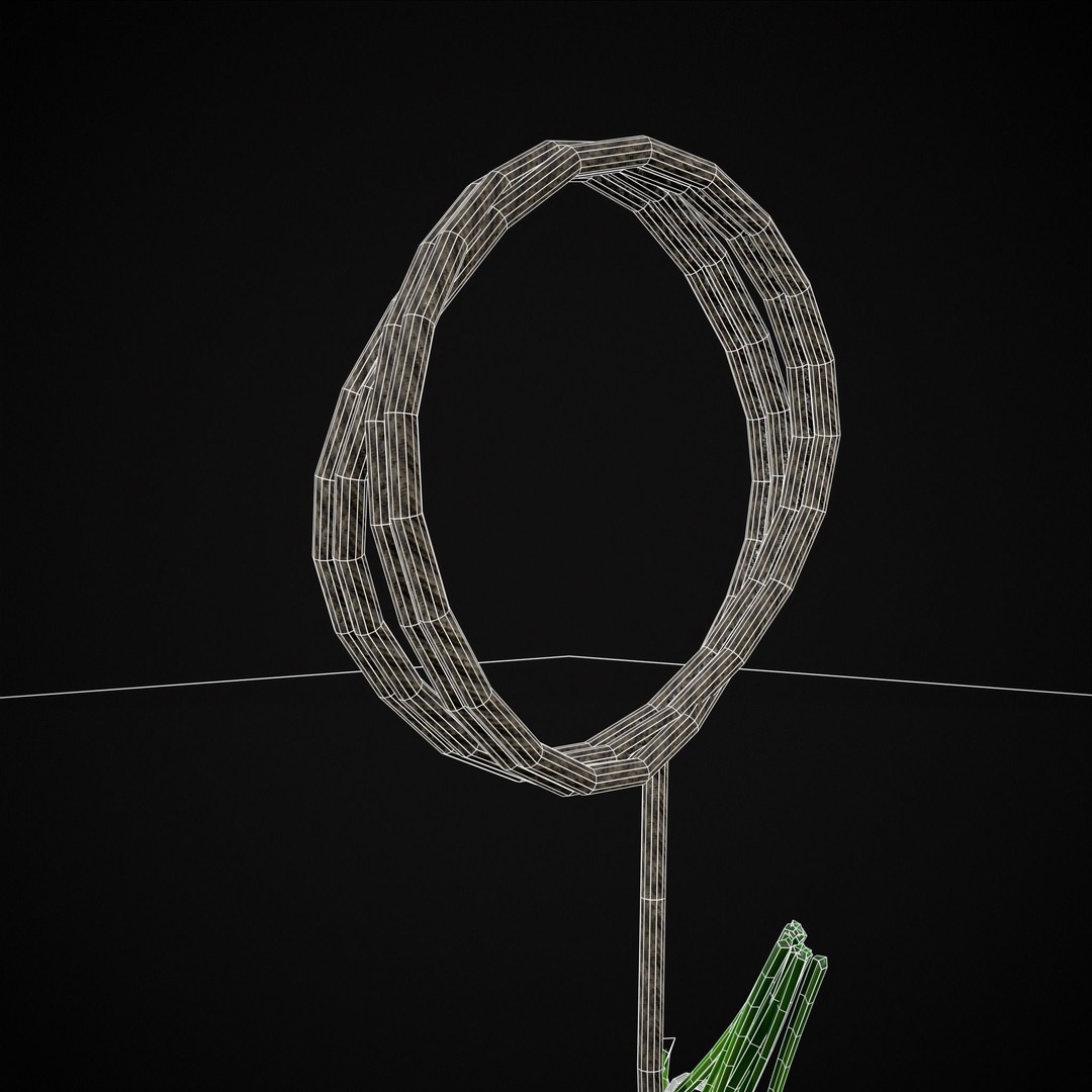 Hanging Parsley 3D Model – Low Poly PBR Vegetable Asset, FBX & OBJ - View 9