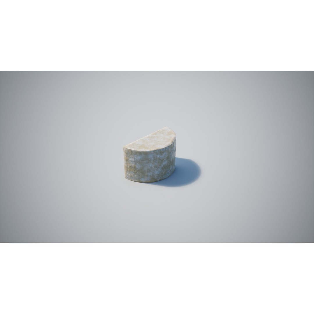 Cheese 3D Model – Low Poly Game Asset with PBR Textures, FBX - View 11