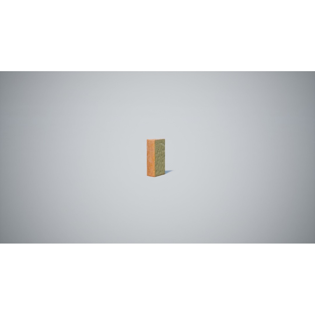 Cheese 3D Model – Low Poly Game Asset with PBR Textures, FBX - View 6