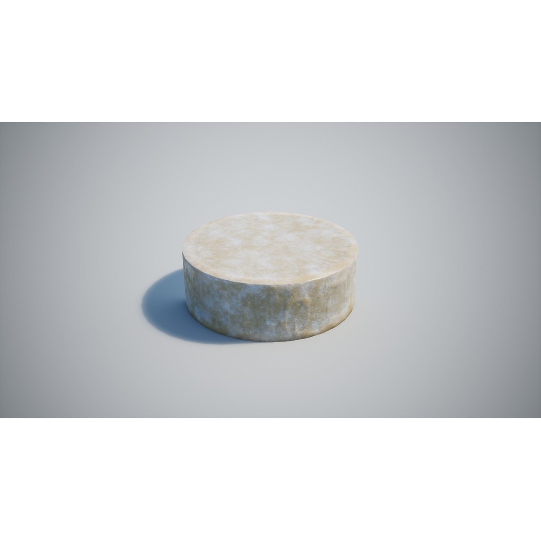 Cheese 3D Model – Low Poly Game Asset with PBR Textures, FBX - View 9