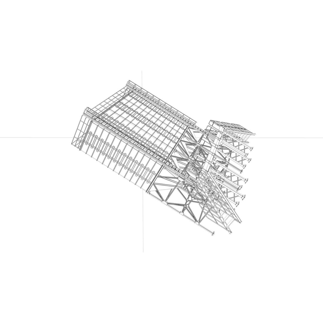 Grain Silo 3D Model – High-Quality Industrial Asset, FBX, OBJ - View 15