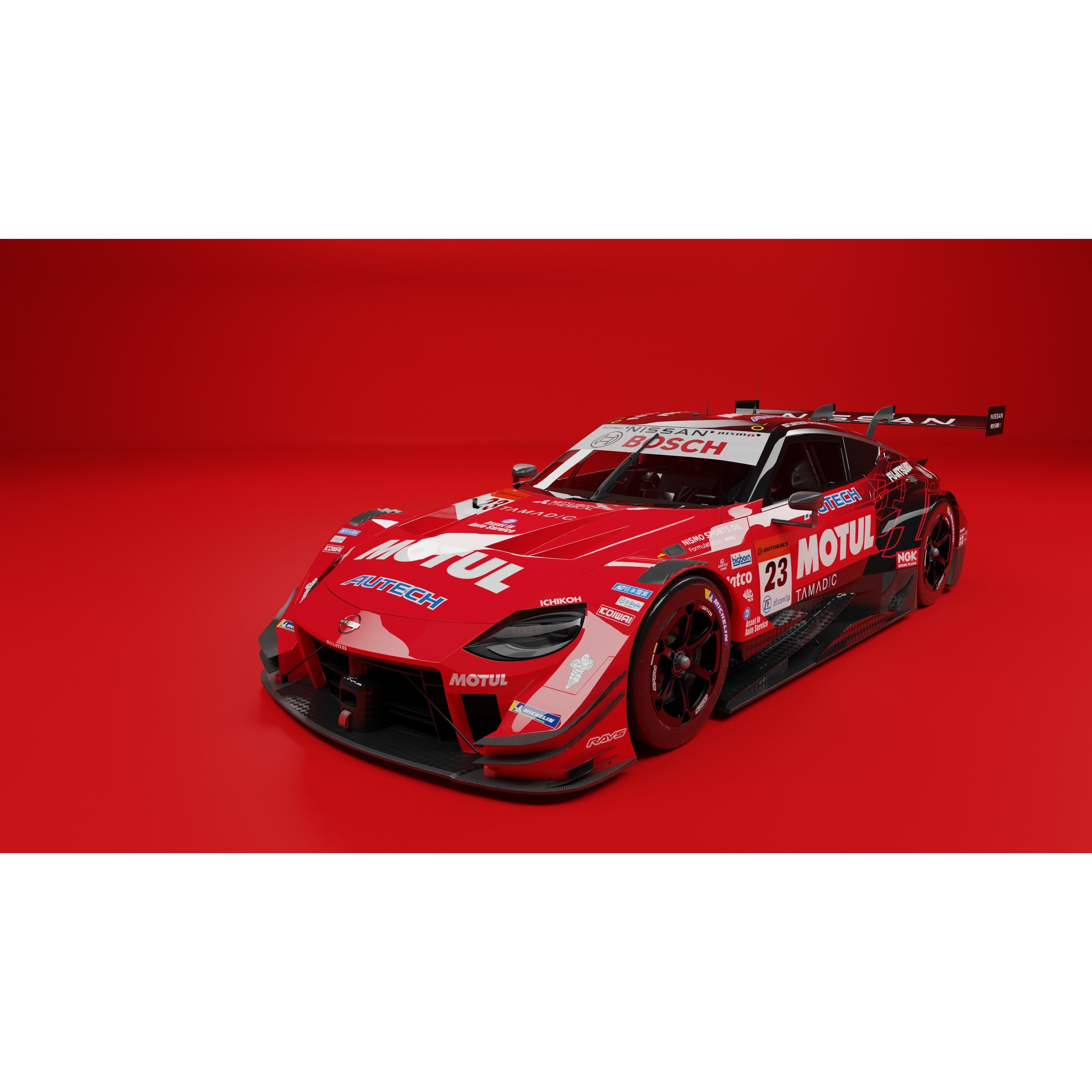 Nissan Z RZ34 GT500 - Game-Ready 3D Model - View 17