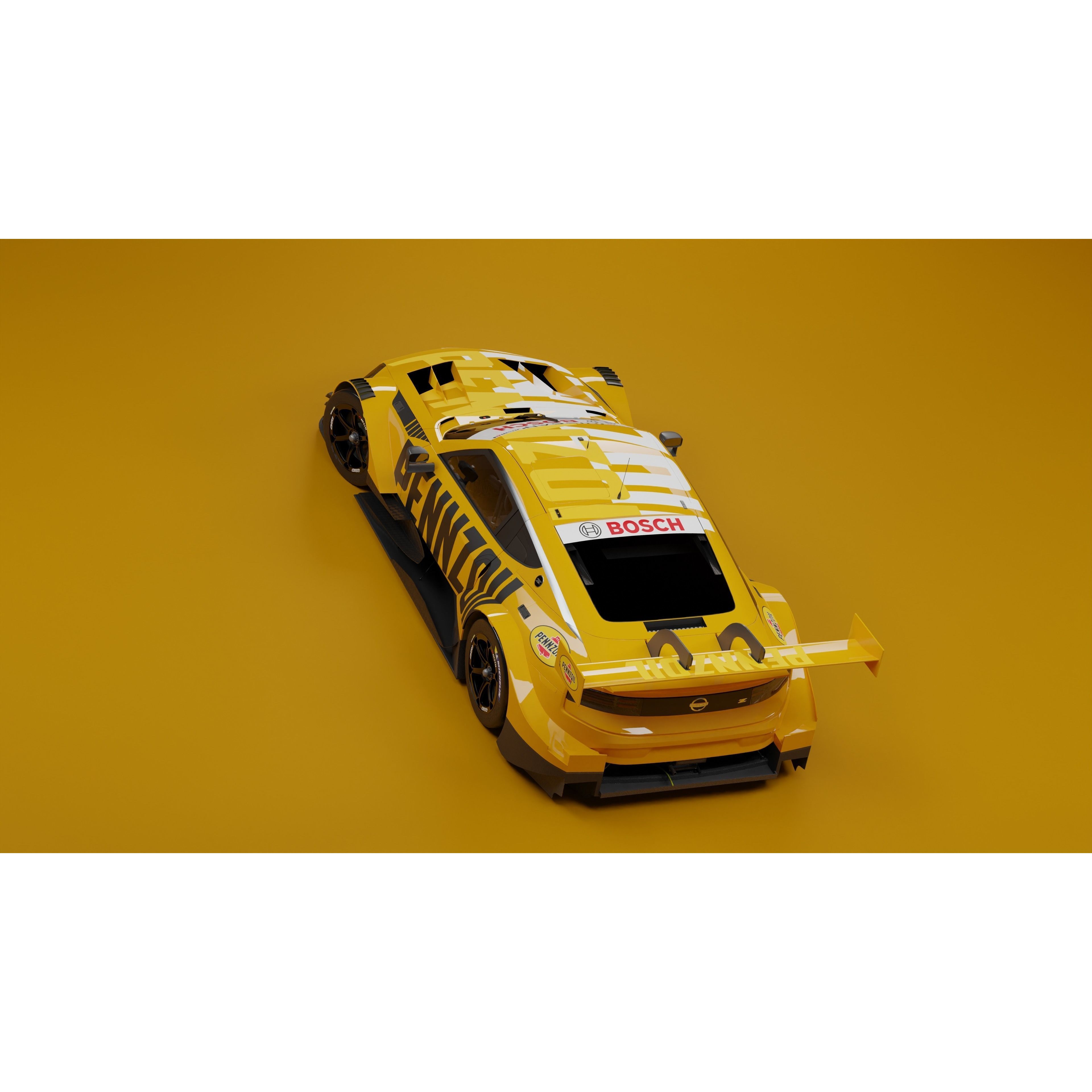 Nissan Z RZ34 GT500 - Game-Ready 3D Model - View 18
