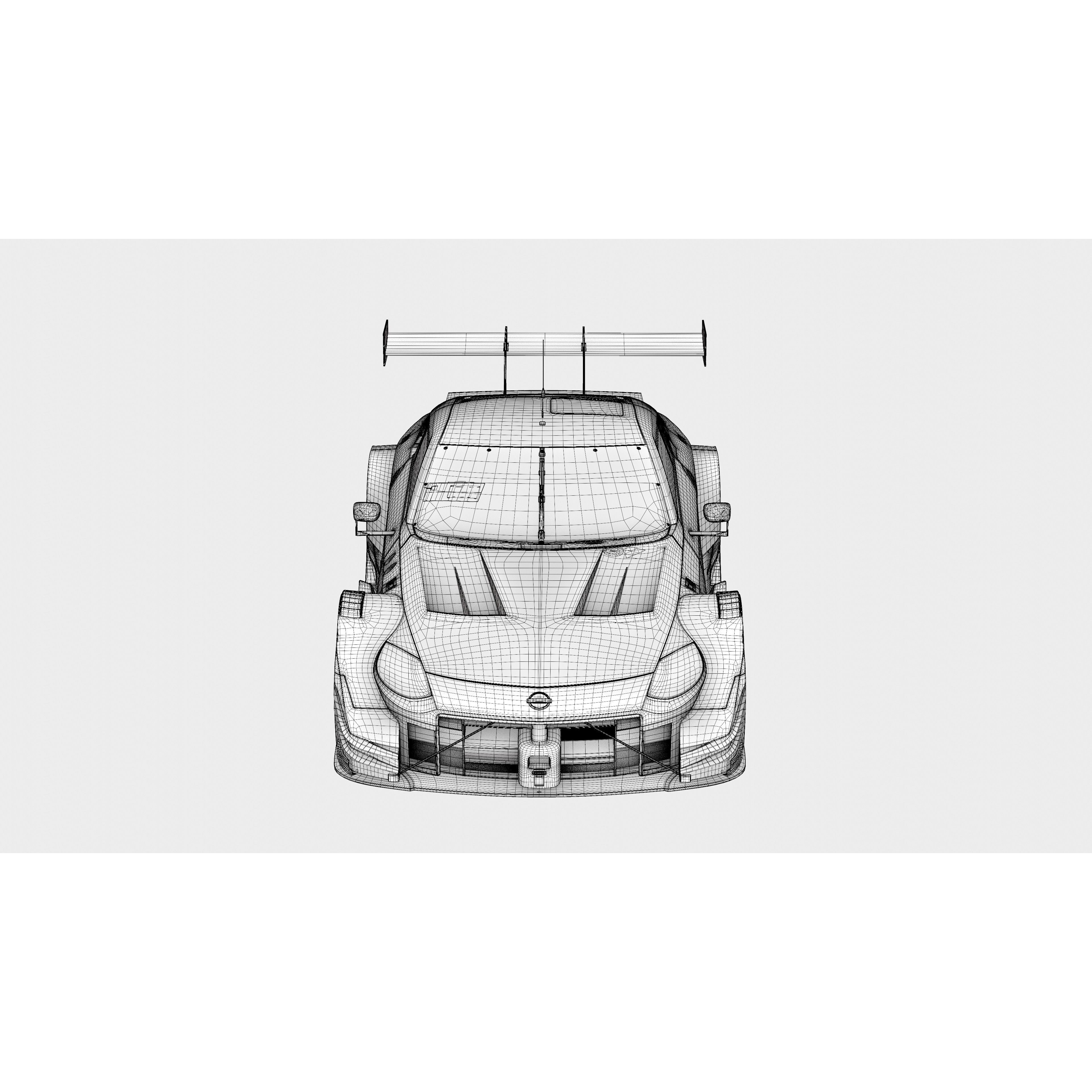 Nissan Z RZ34 GT500 - Game-Ready 3D Model - View 24