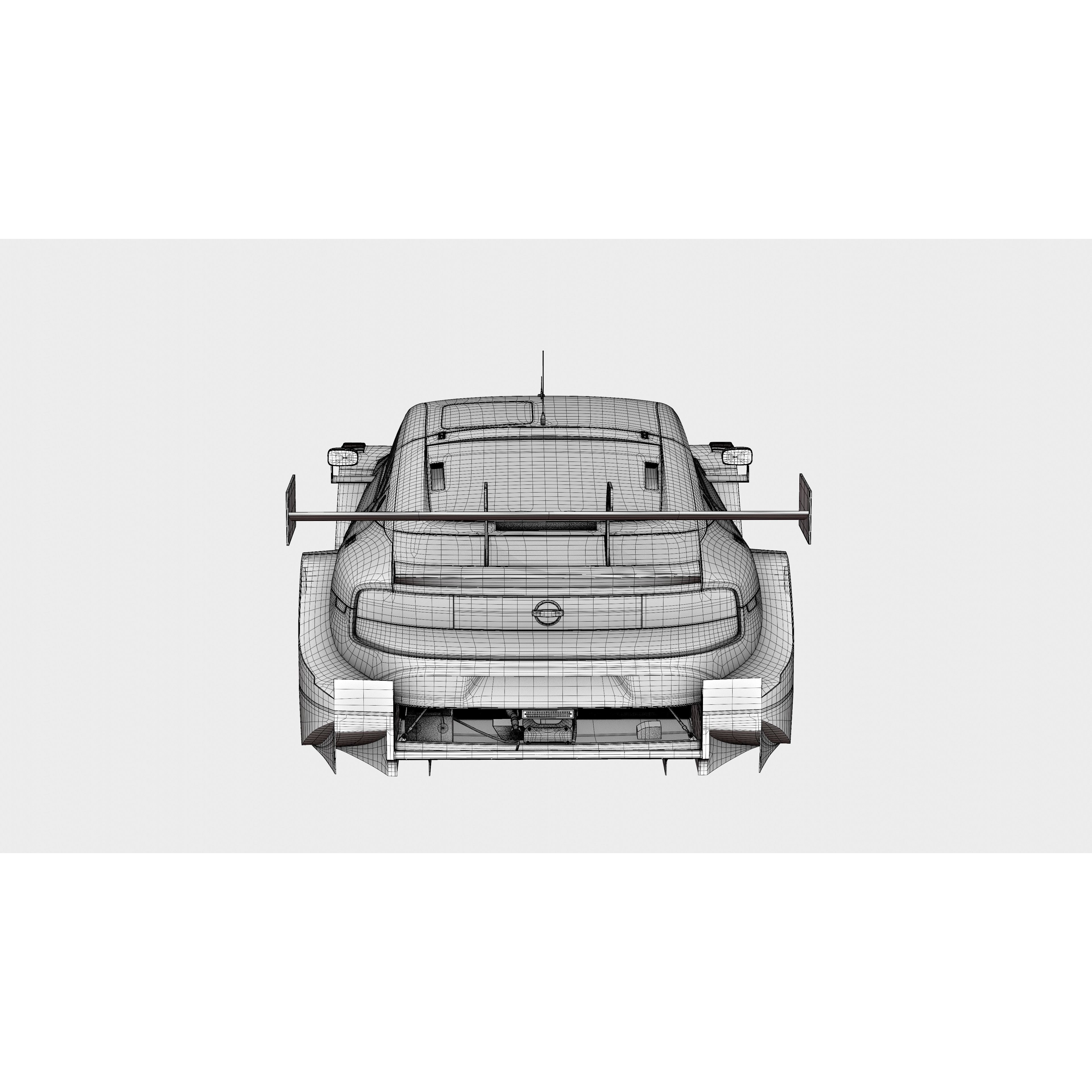 Nissan Z RZ34 GT500 - Game-Ready 3D Model - View 26