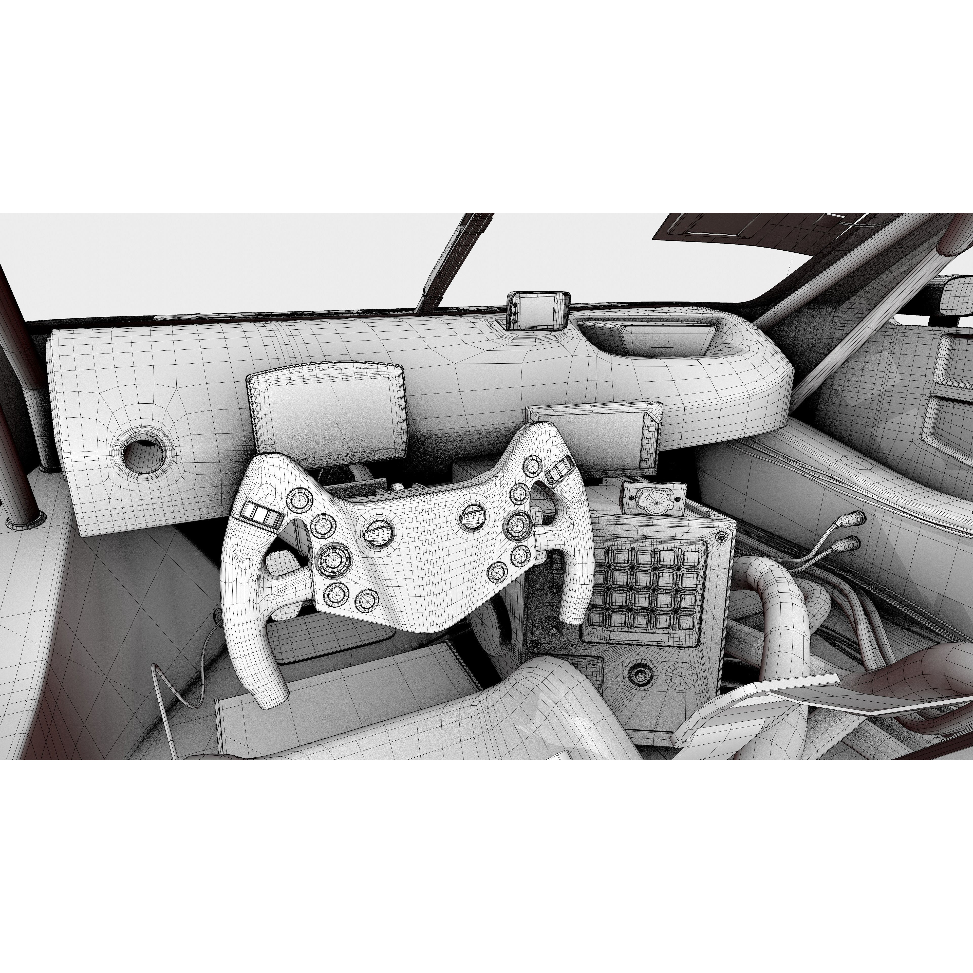 Nissan Z RZ34 GT500 - Game-Ready 3D Model - View 29