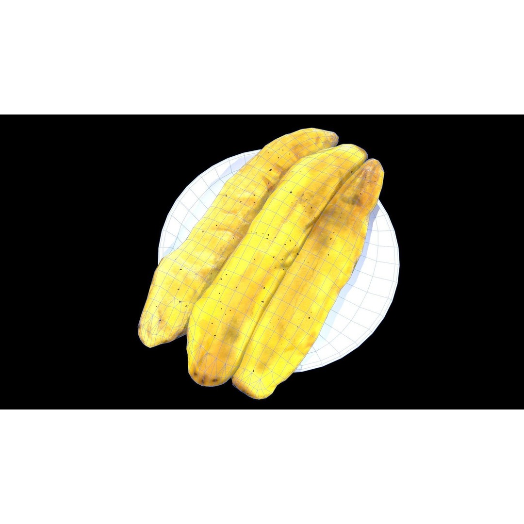 PazhamPori 3D Model – Low Poly PBR Food Asset, FBX