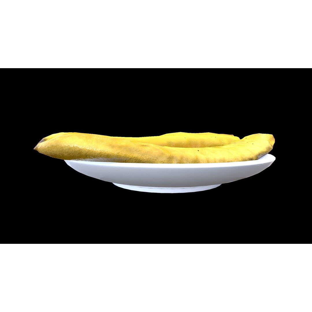 PazhamPori 3D Model – Low Poly PBR Food Asset, FBX - View 7
