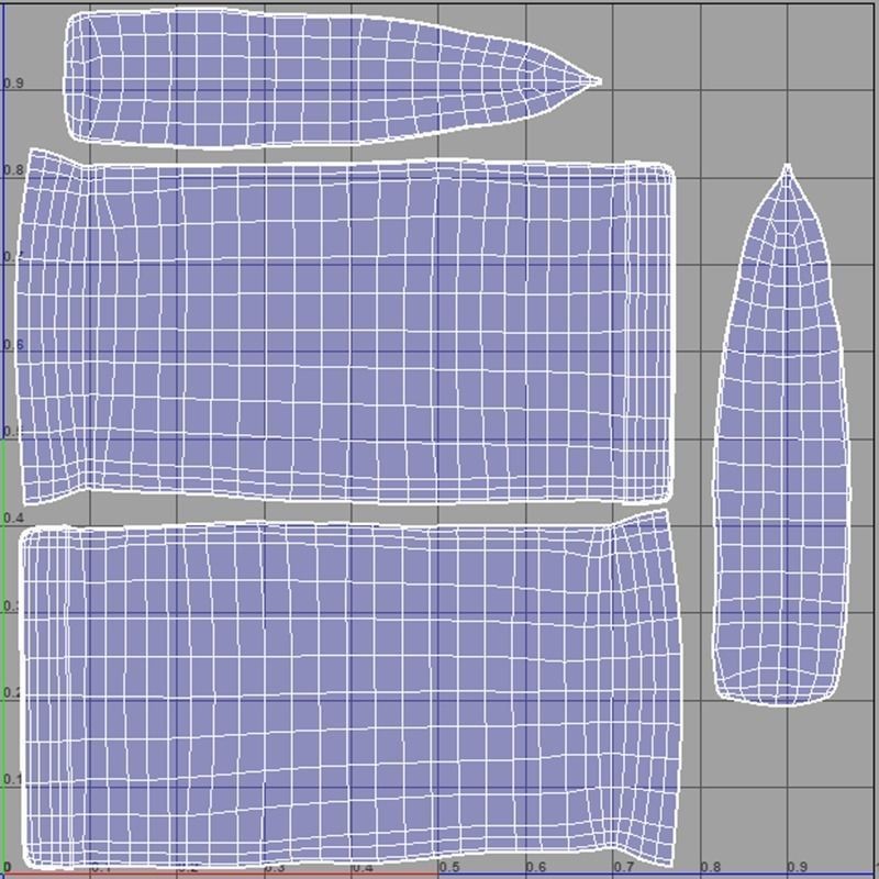 Organic Oat Flour 3D Model – Low Poly Game Asset, FBX - View 8