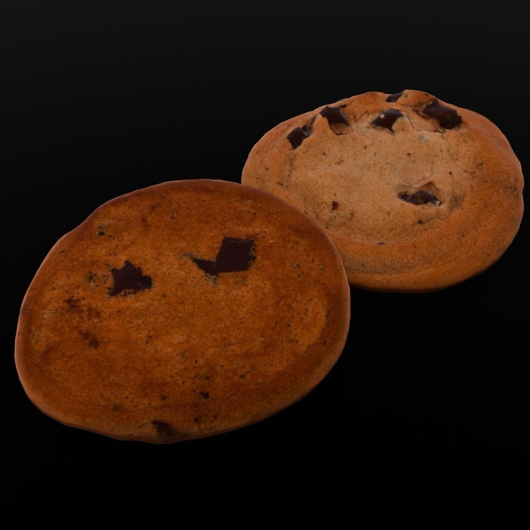 Cookies 3D Model – Low Poly PBR Digital Asset, FBX - View 10