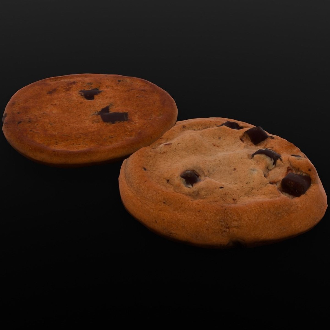 Cookies 3D Model – Low Poly PBR Digital Asset, FBX - View 11
