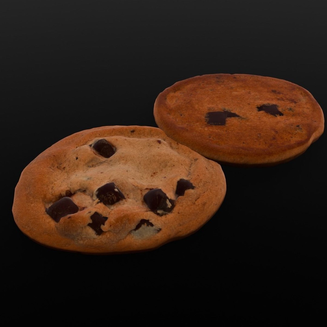 Cookies 3D Model – Low Poly PBR Digital Asset, FBX - View 9