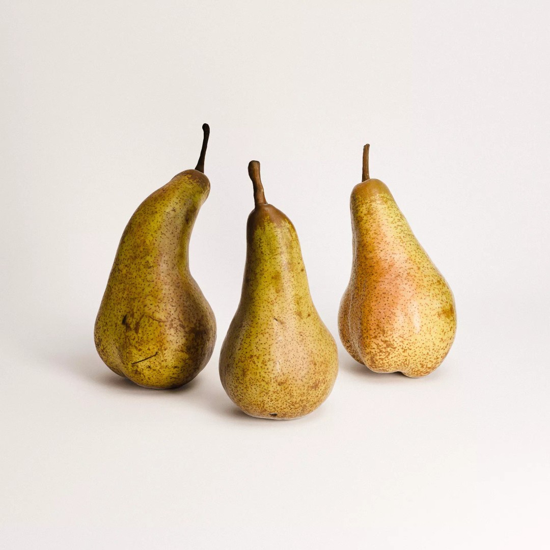 Pears Set 02 3D Model – Low Poly Fruits with PBR Textures, FBX & OBJ - View 2