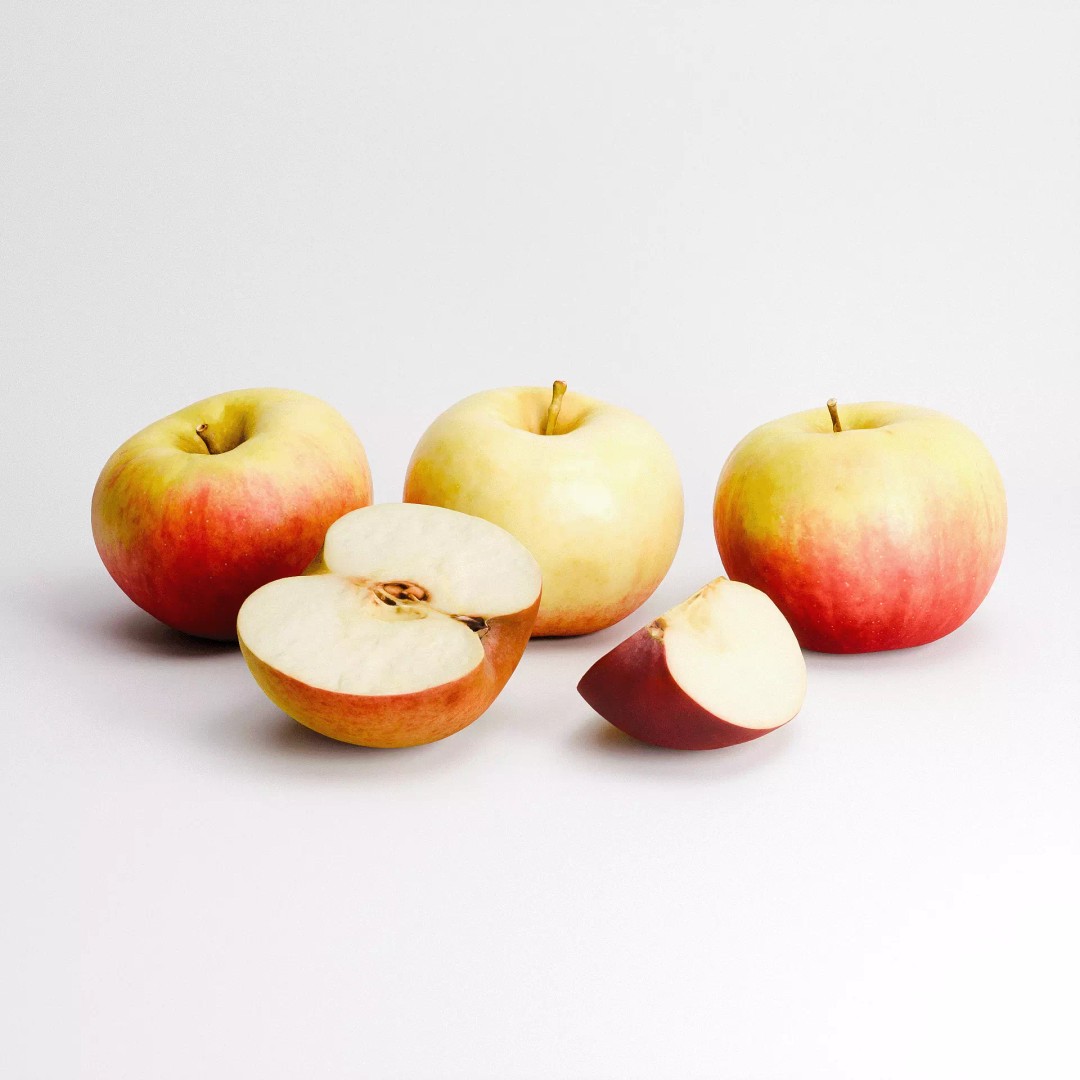 Honeycrisp Apples 3D Model – Low Poly PBR Asset, FBX, OBJ - View 2