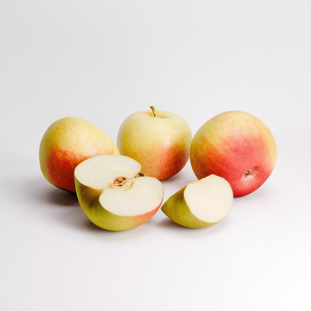 Honeycrisp Apples 3D Model – Low Poly PBR Asset, FBX, OBJ - View 8
