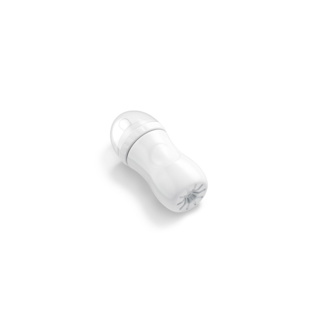 White Plastic Baby Bottle 3D Model – PBR Textured, Various Formats - View 3