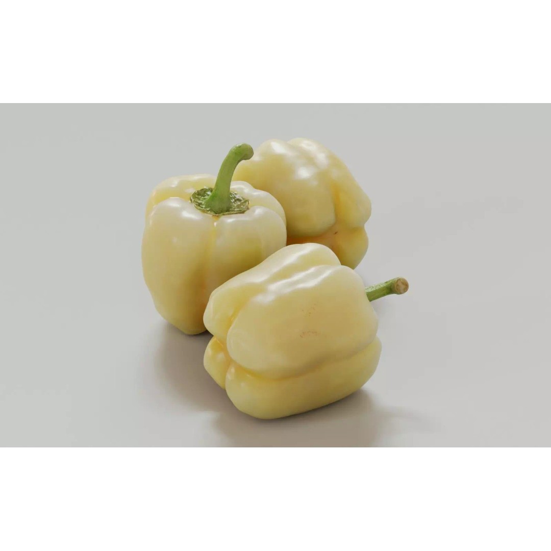 Bell Pepper 3D Model – Realistic PBR Vegetable Asset, Blender - View 2