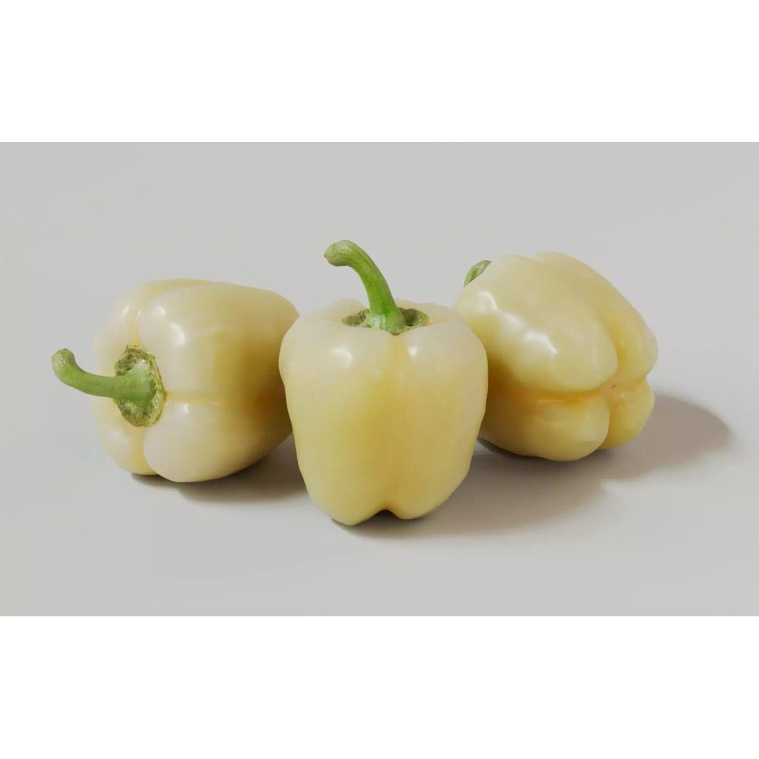 Bell Pepper 3D Model – Realistic PBR Vegetable Asset, Blender - View 3