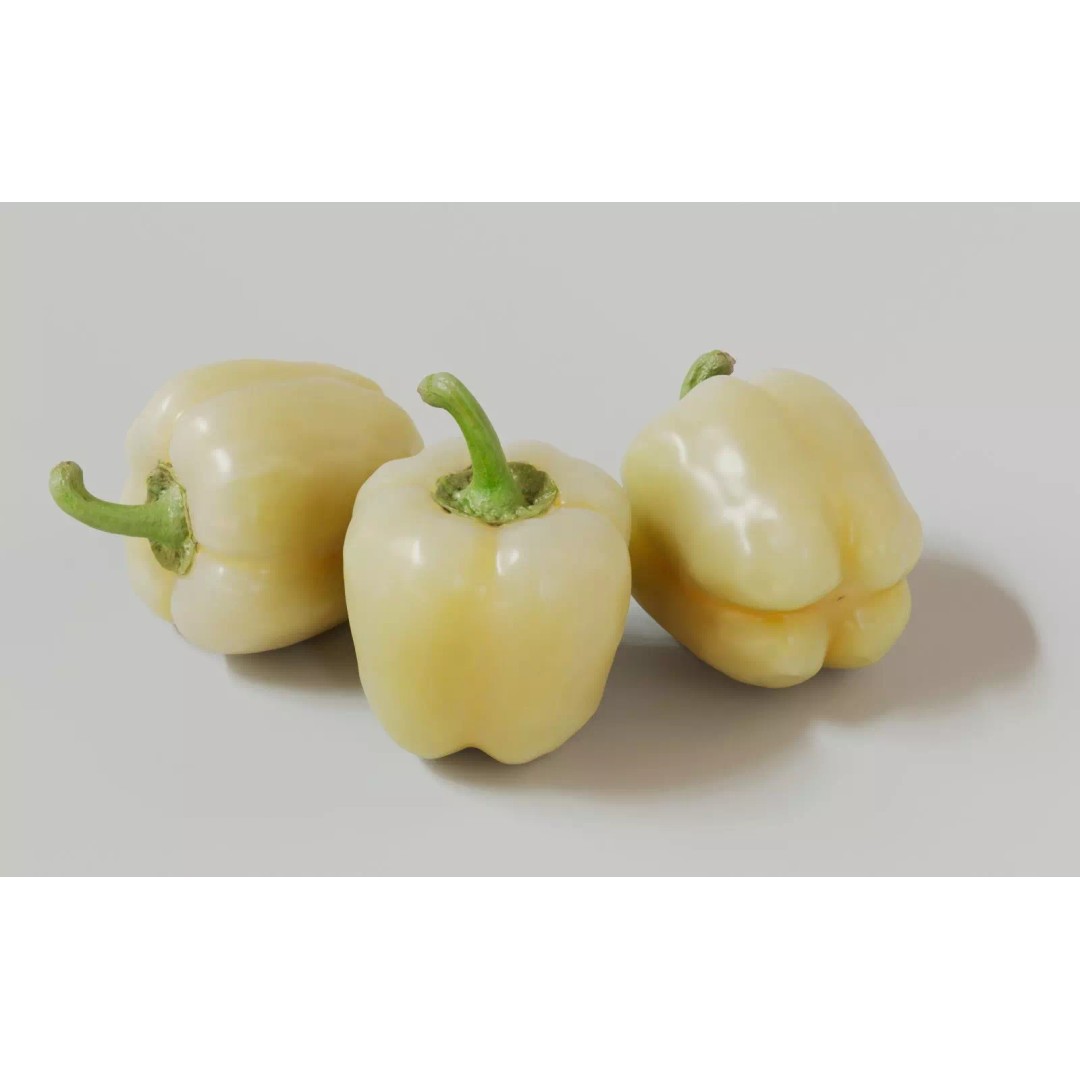 Bell Pepper 3D Model – Realistic PBR Vegetable Asset, Blender - View 4