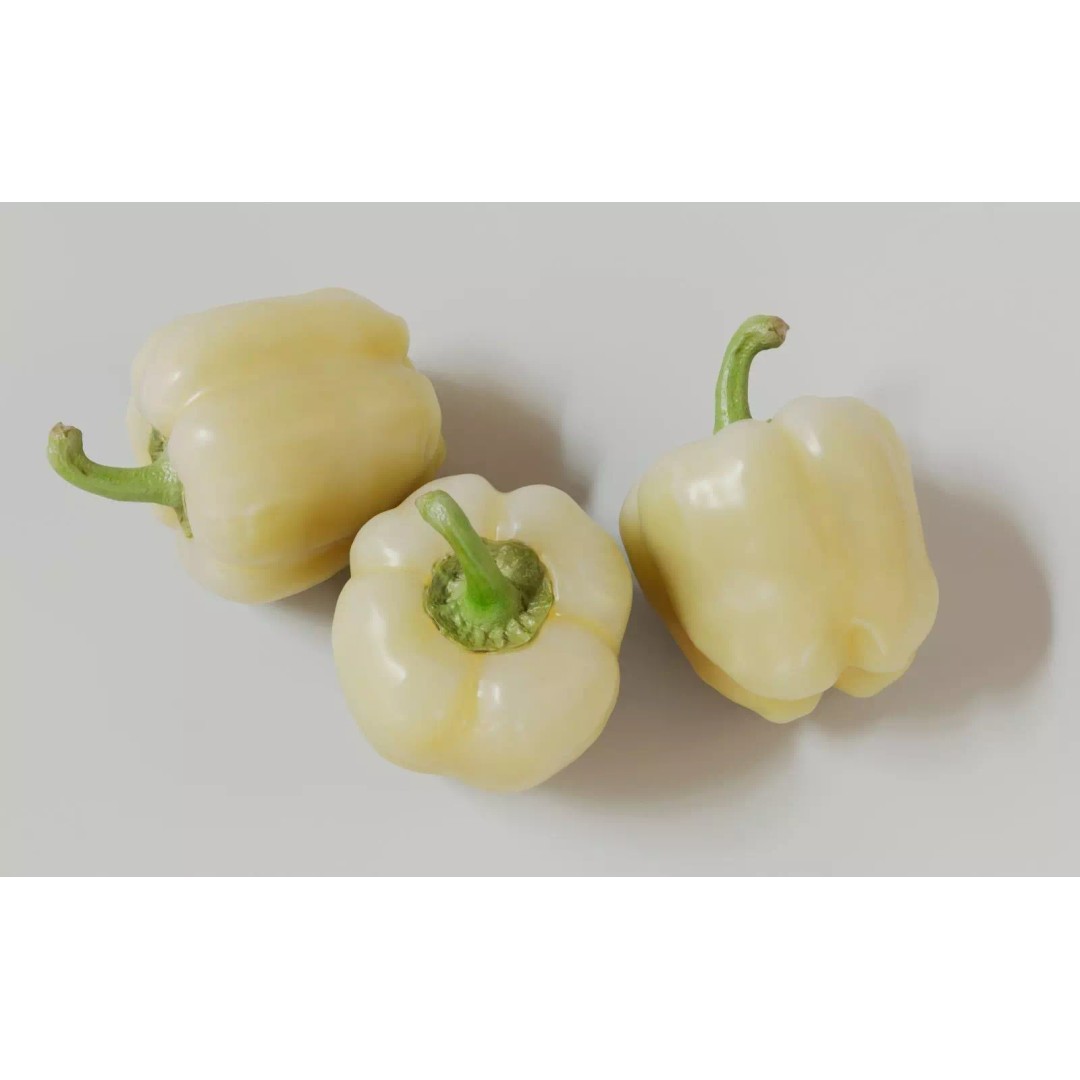 Bell Pepper 3D Model – Realistic PBR Vegetable Asset, Blender - View 5