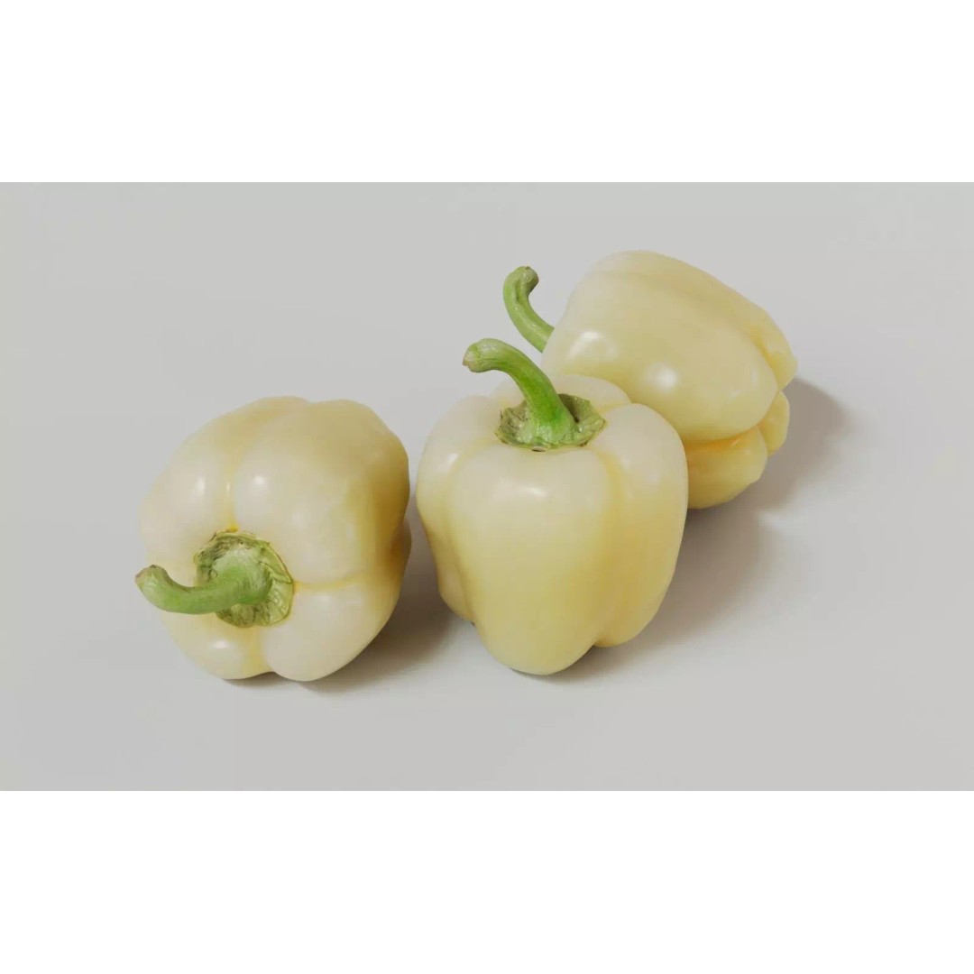 Bell Pepper 3D Model – Realistic PBR Vegetable Asset, Blender - View 6