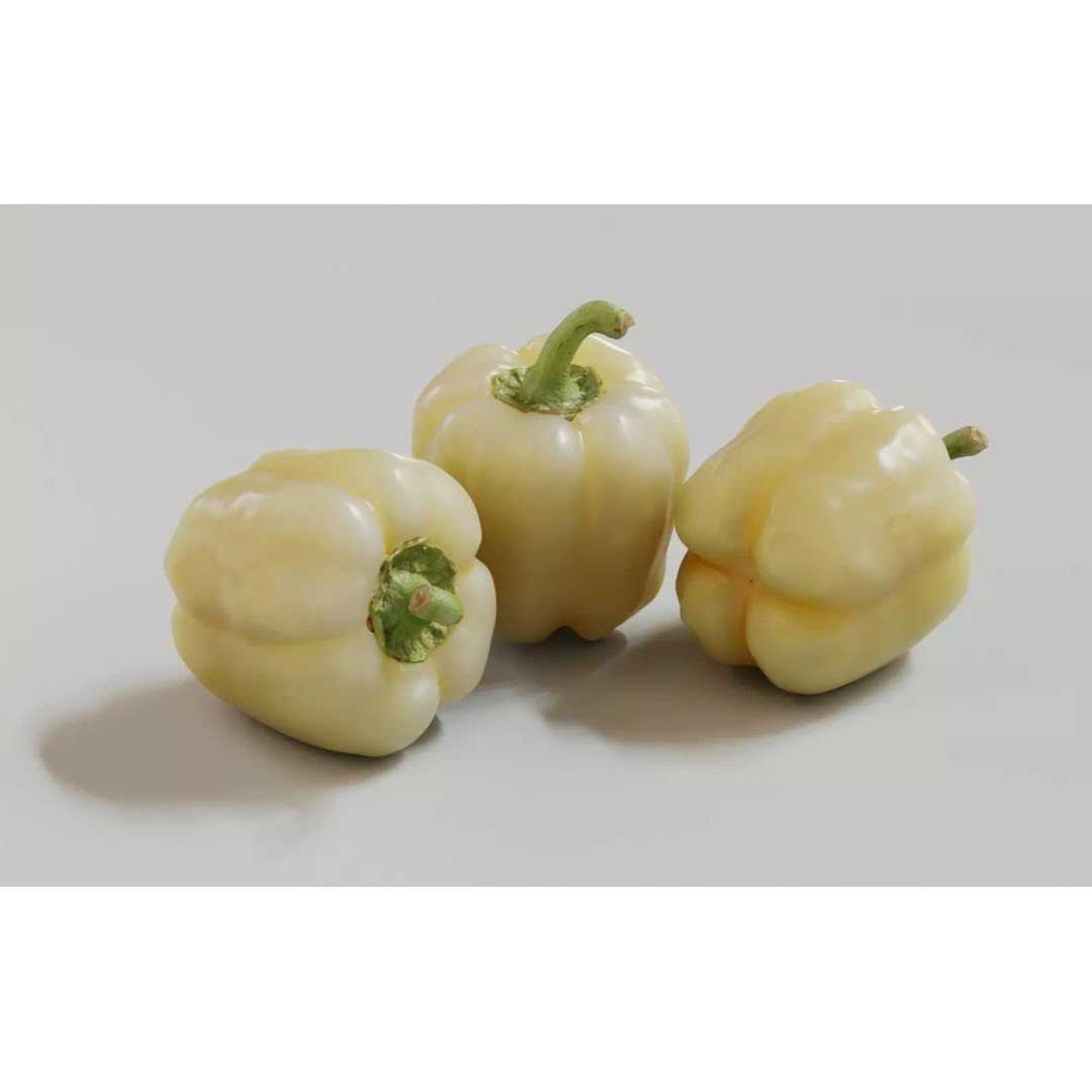 Bell Pepper 3D Model – Realistic PBR Vegetable Asset, Blender - View 7