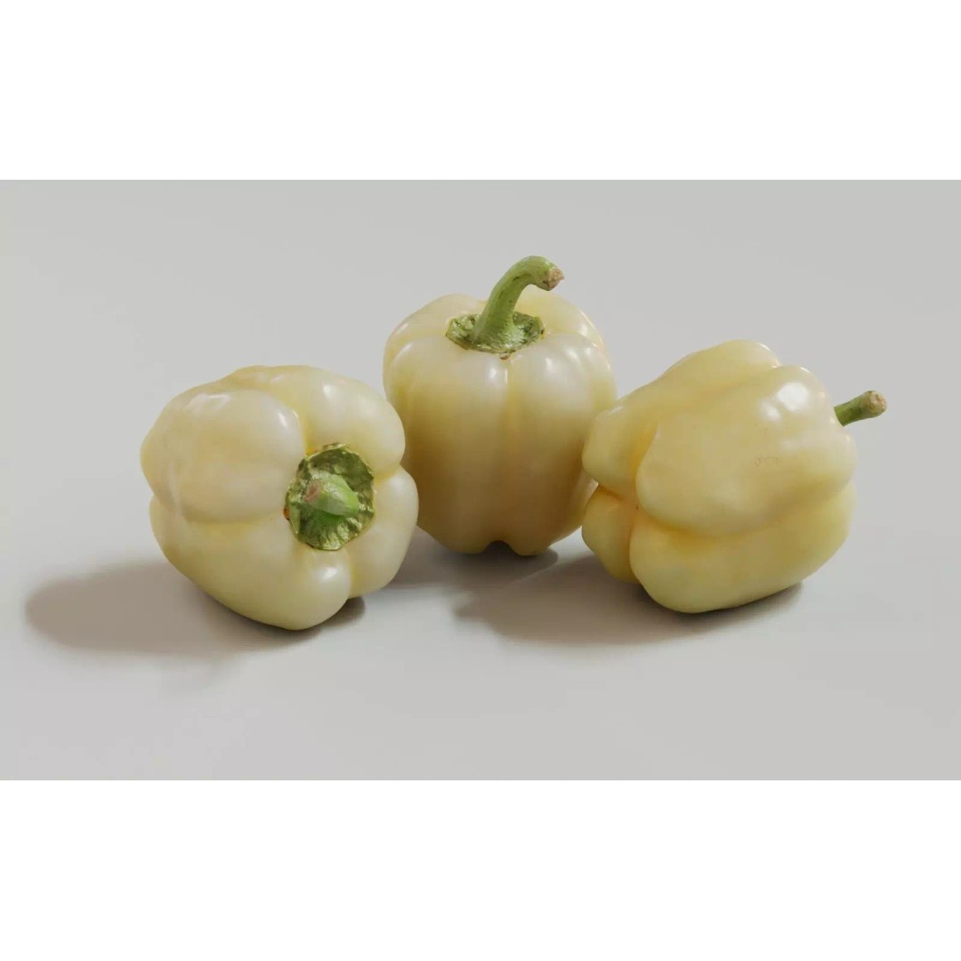 Bell Pepper 3D Model – Realistic PBR Vegetable Asset, Blender - View 8