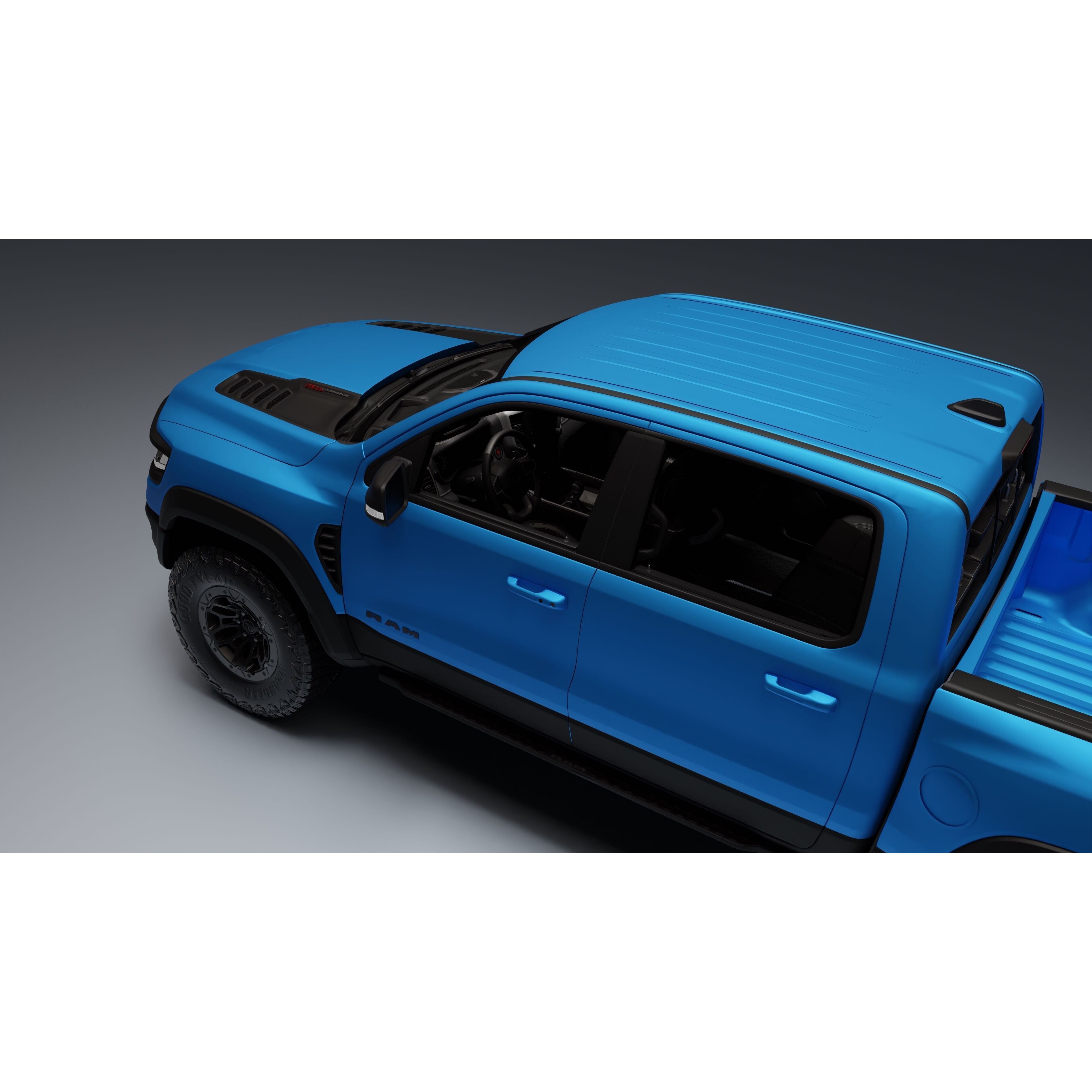 Ram 1500 TRX - Low-Poly Game-Ready 3D Model