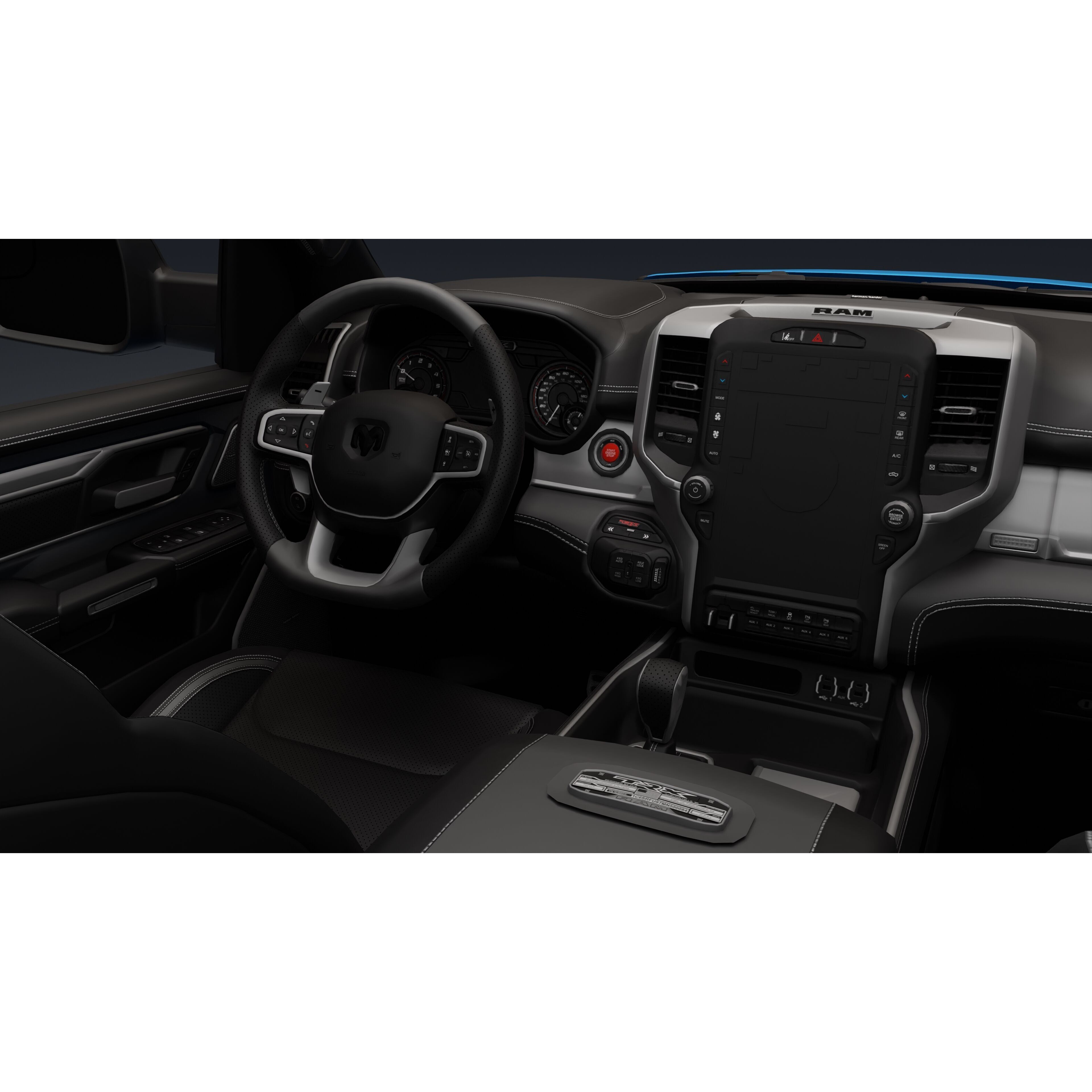 Ram 1500 TRX - Low-Poly Game-Ready 3D Model - View 7