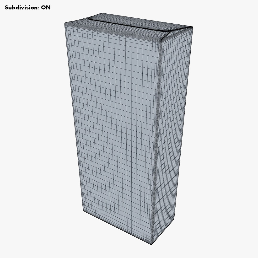 Cardboard Trapezoid Box M 3D Model – PBR Textures, Game-Ready Formats - View 10