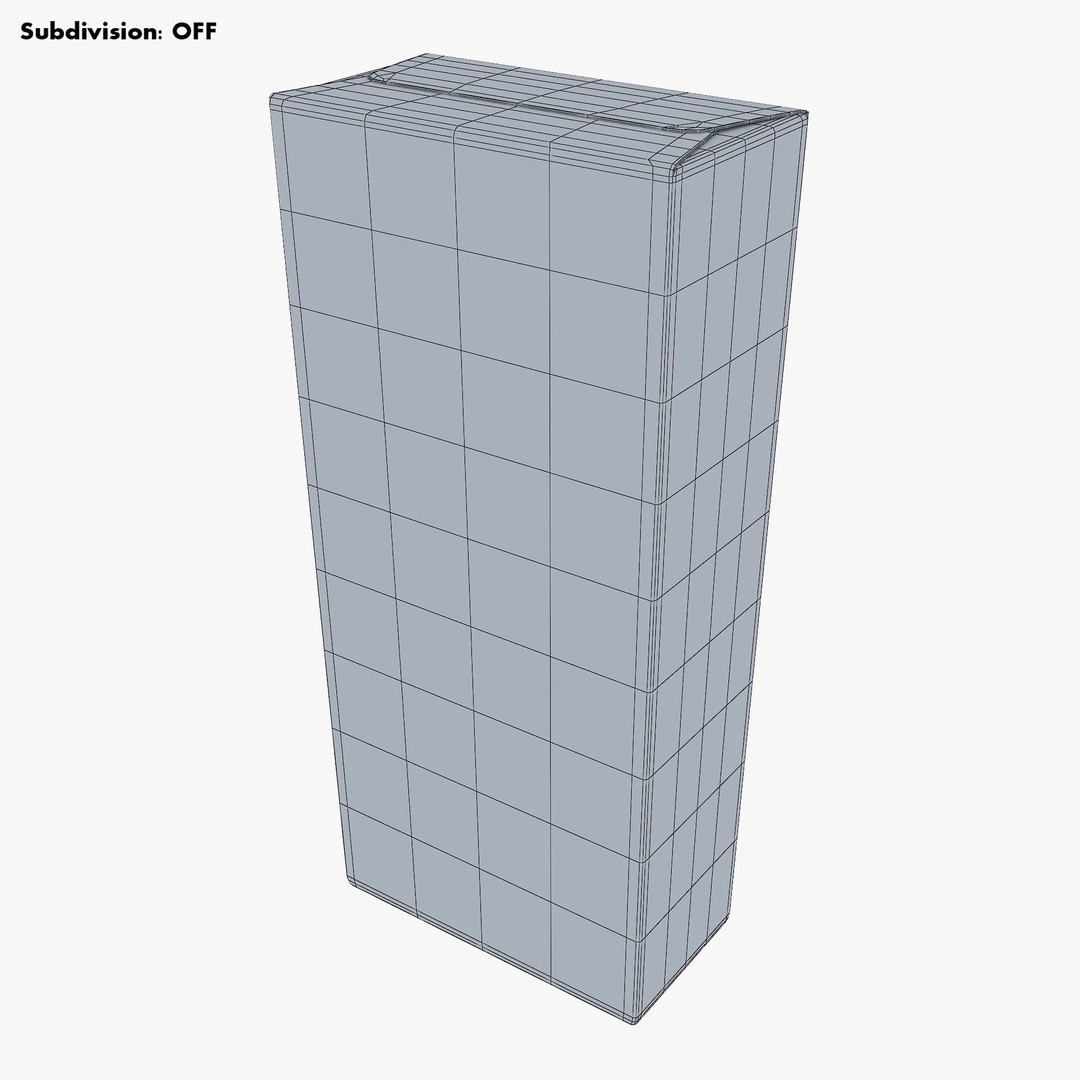 Cardboard Trapezoid Box M 3D Model – PBR Textures, Game-Ready Formats - View 11
