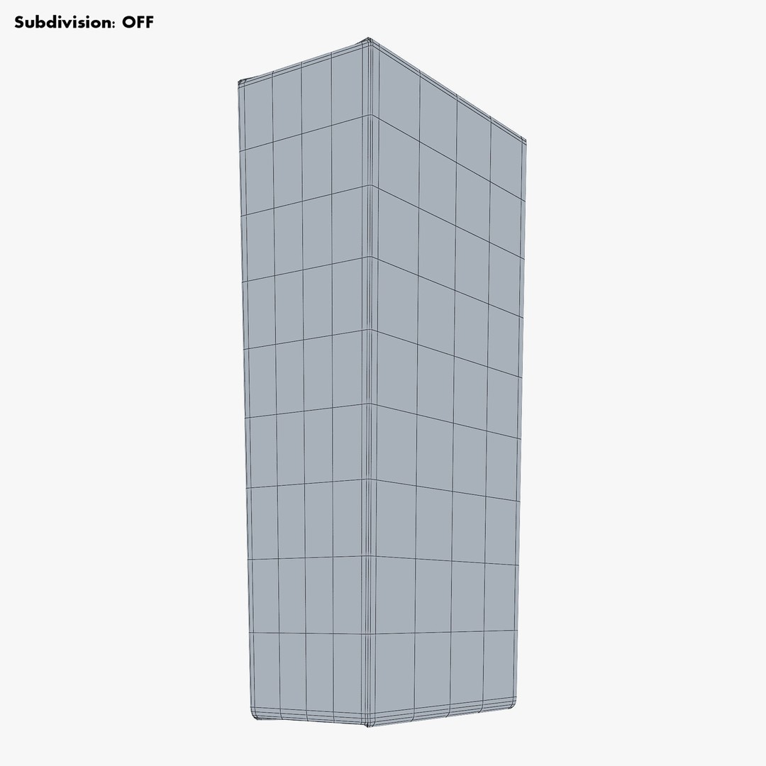 Cardboard Trapezoid Box M 3D Model – PBR Textures, Game-Ready Formats - View 15