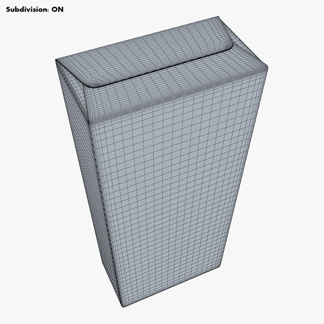 Cardboard Trapezoid Box M 3D Model – PBR Textures, Game-Ready Formats - View 18