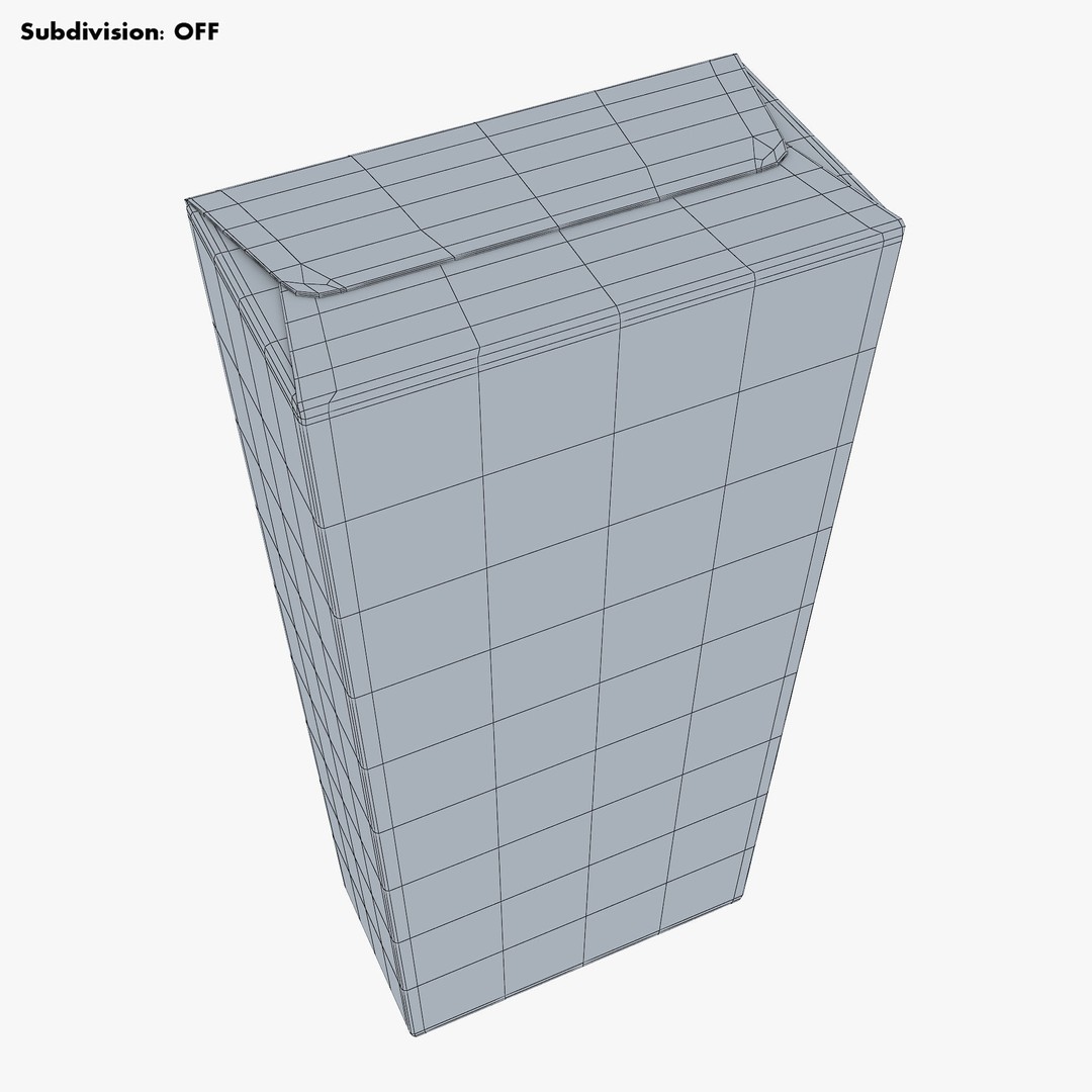 Cardboard Trapezoid Box M 3D Model – PBR Textures, Game-Ready Formats - View 19
