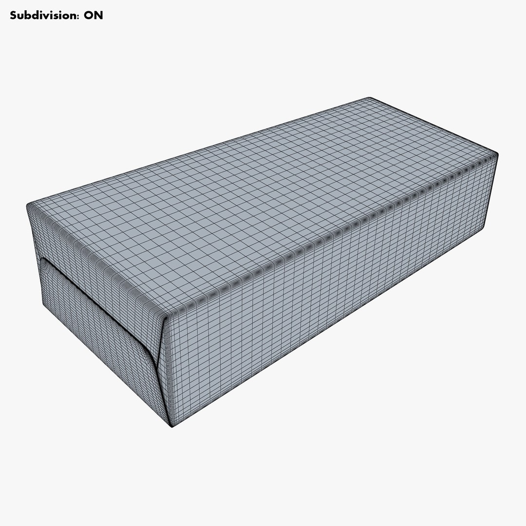 Cardboard Trapezoid Box M 3D Model – PBR Textures, Game-Ready Formats - View 22