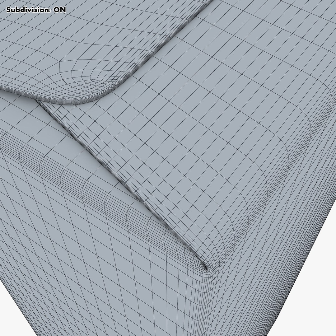 Cardboard Trapezoid Box M 3D Model – PBR Textures, Game-Ready Formats - View 24