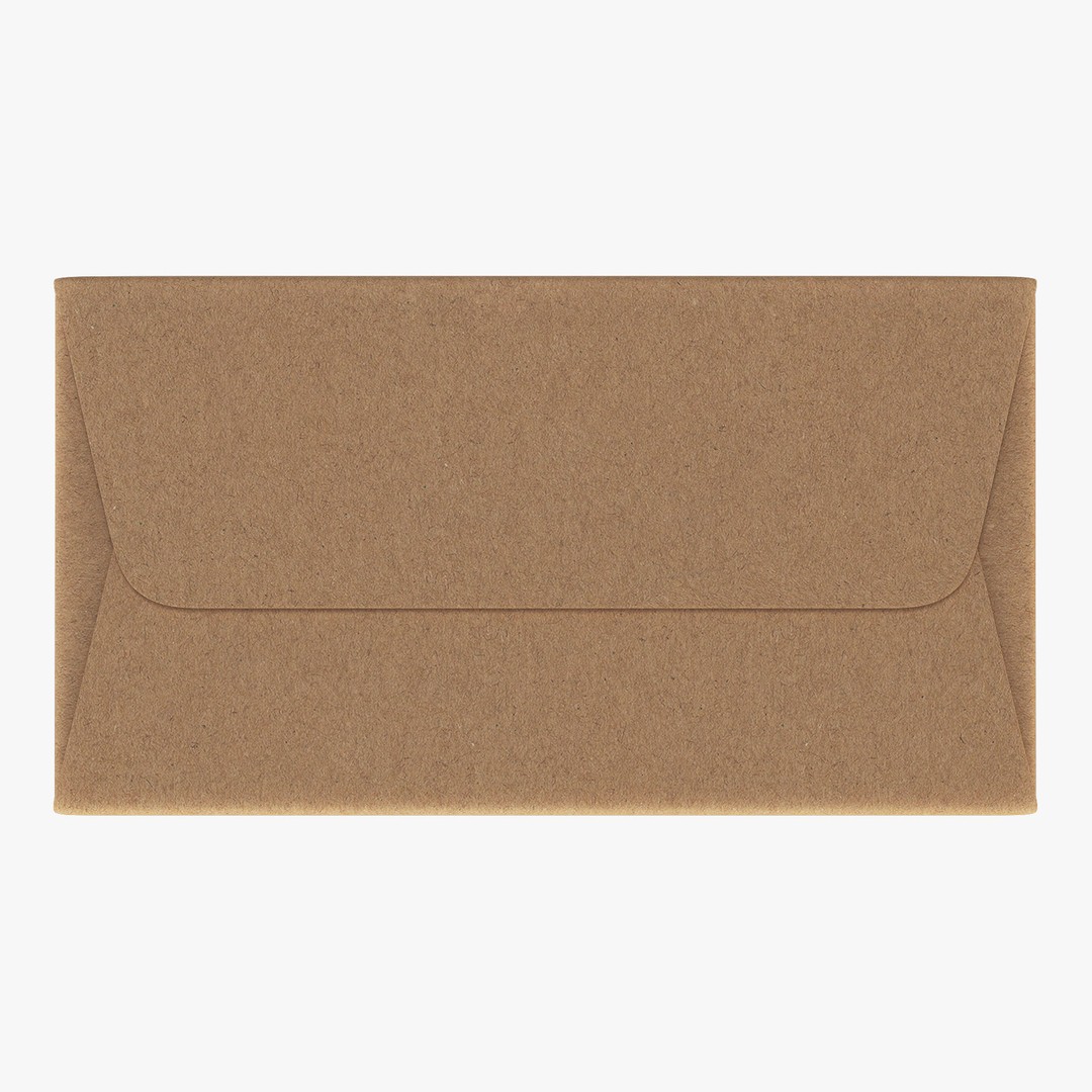 Cardboard Trapezoid Box M 3D Model – PBR Textures, Game-Ready Formats - View 3