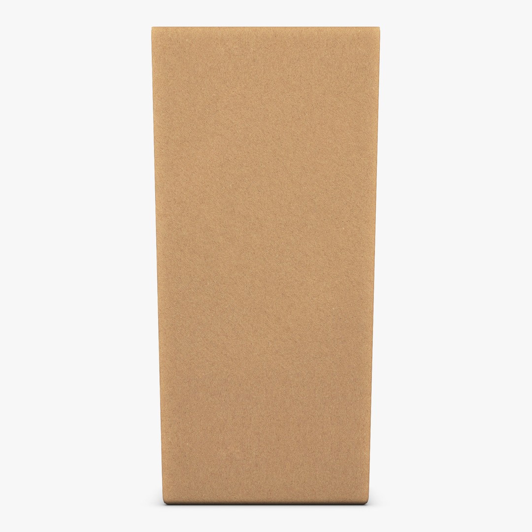 Cardboard Trapezoid Box M 3D Model – PBR Textures, Game-Ready Formats - View 5