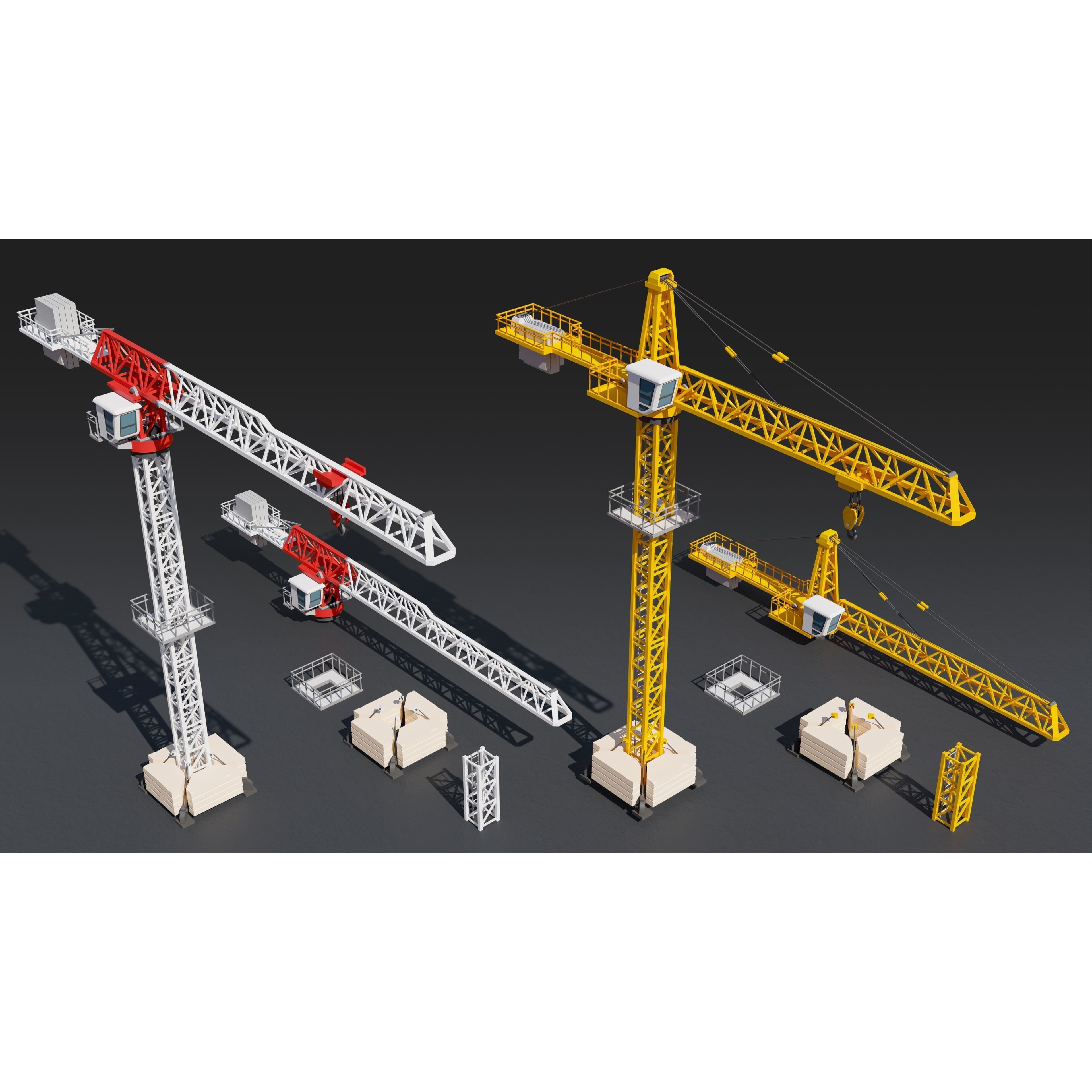 Heavy Machinery - Low-Poly Game-Ready 3D Model - View 10