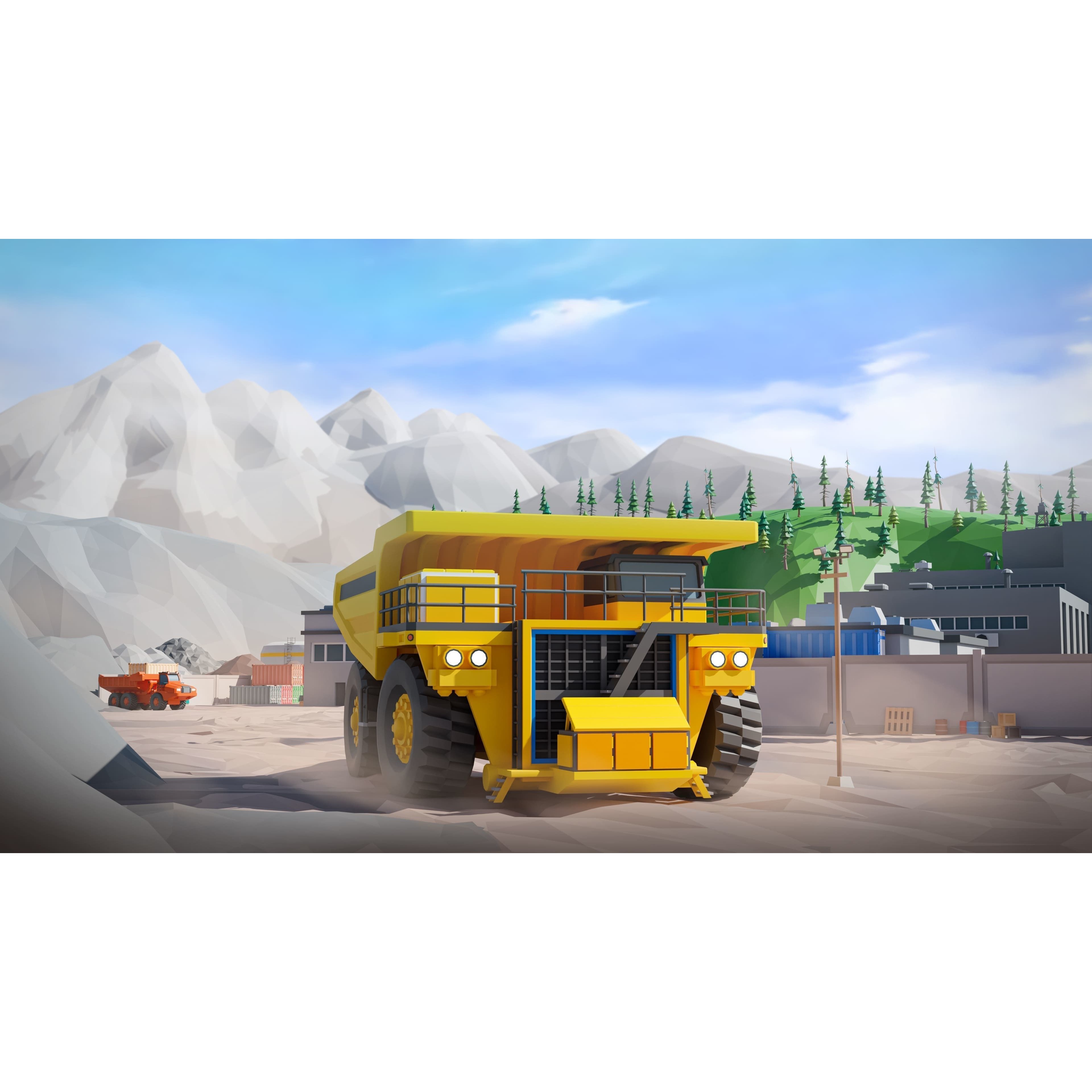 Heavy Machinery - Low-Poly Game-Ready 3D Model - View 19