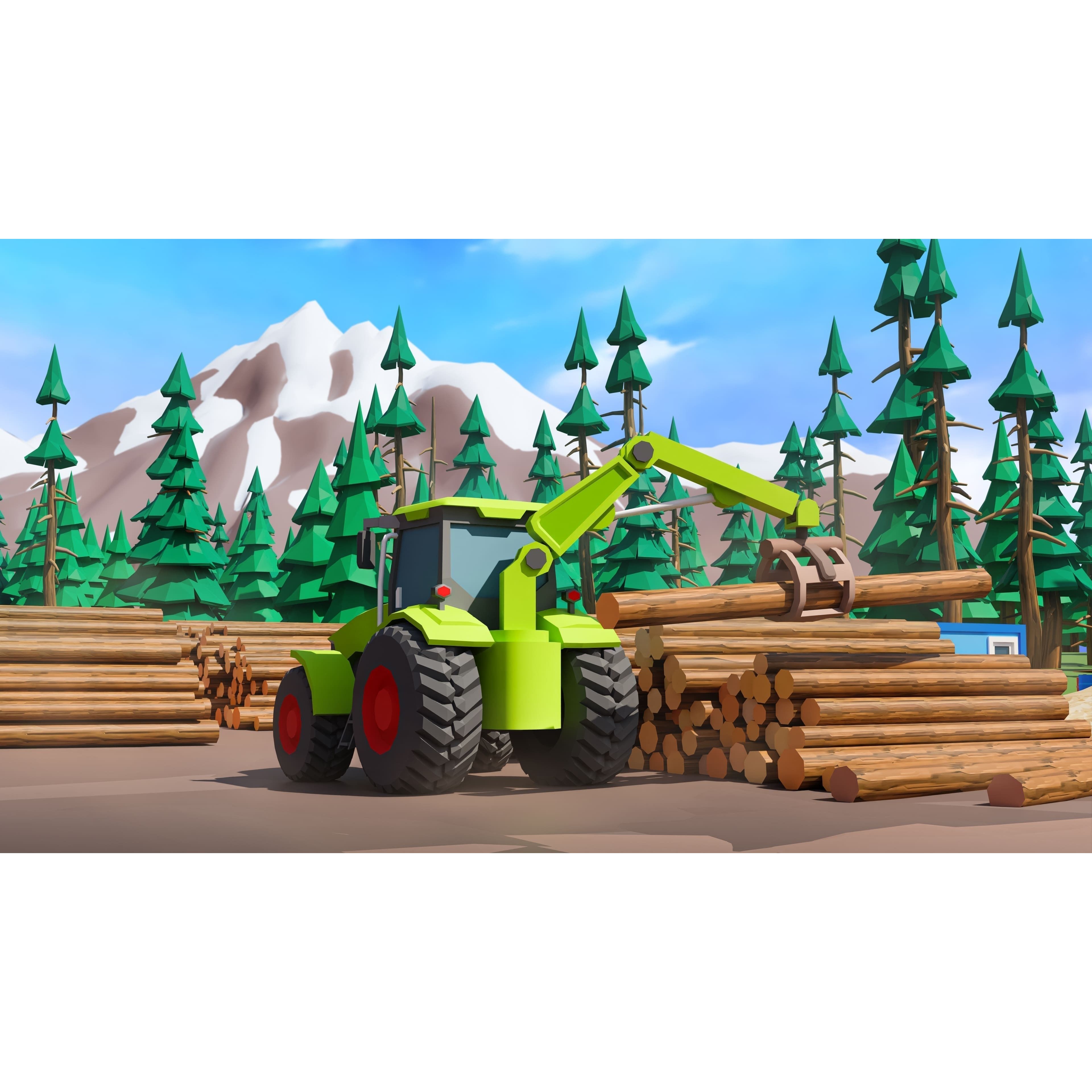 Heavy Machinery - Low-Poly Game-Ready 3D Model - View 24