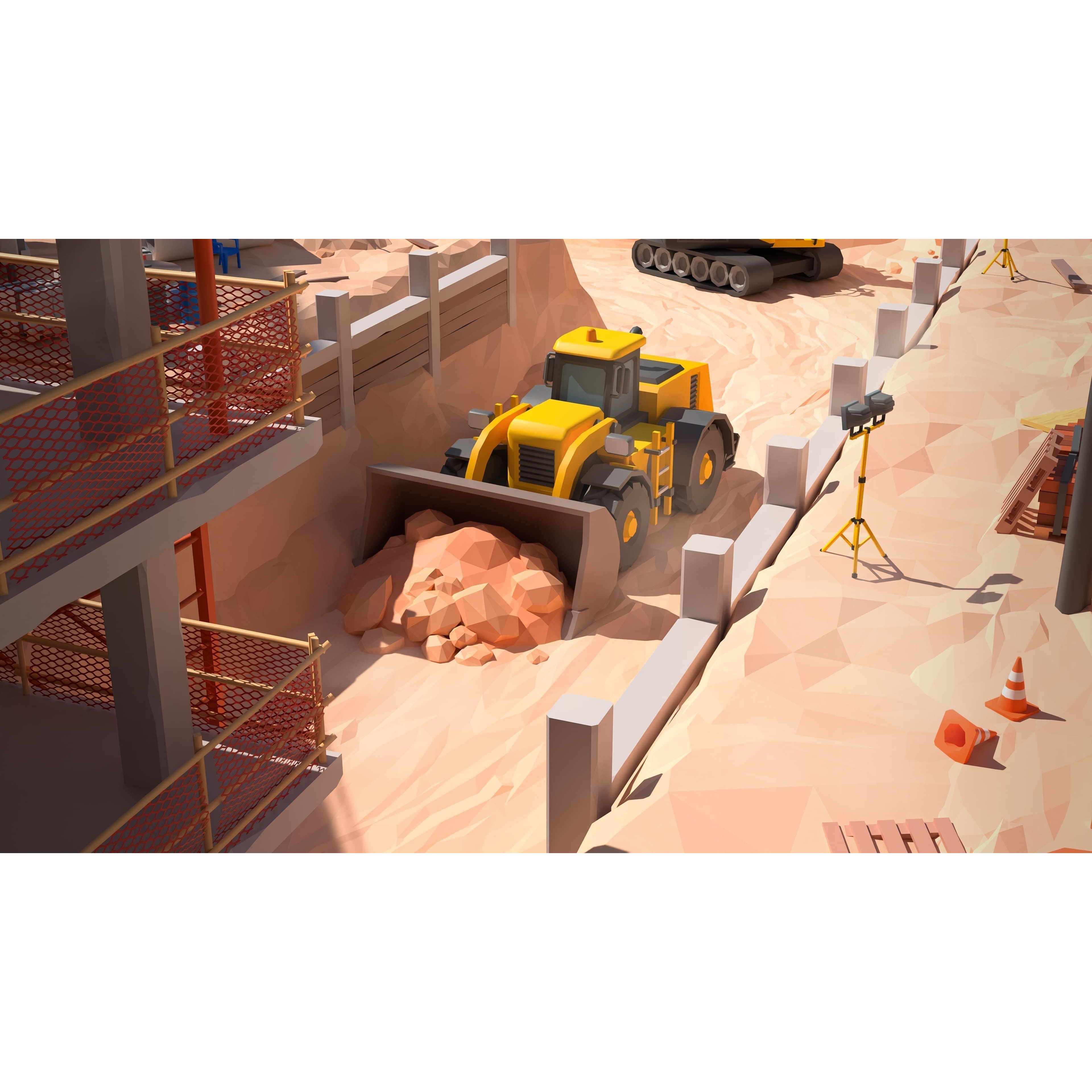 Heavy Machinery - Low-Poly Game-Ready 3D Model - View 30